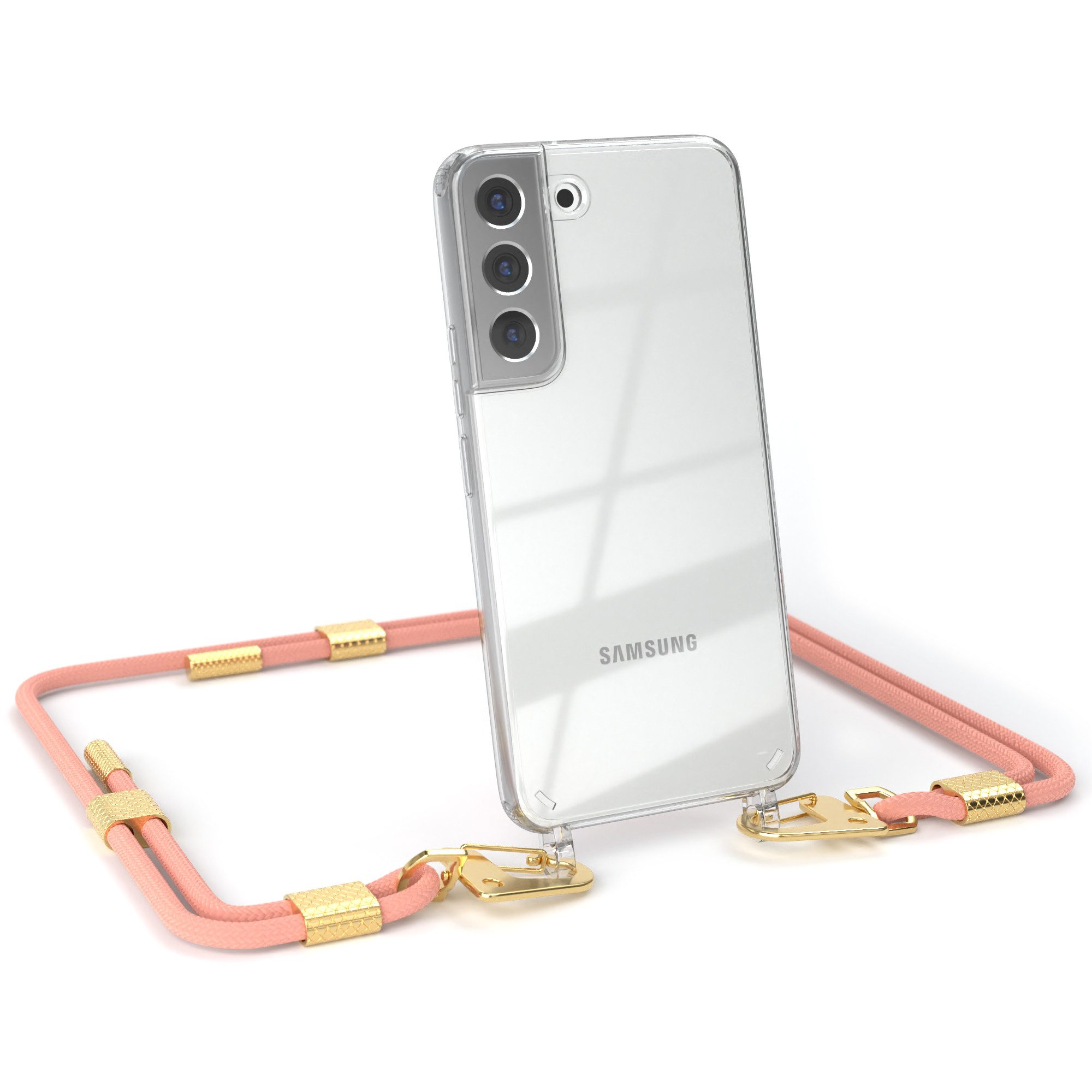 Handykette Silikonhülle mit Kette für Samsung Galaxy S22 5G