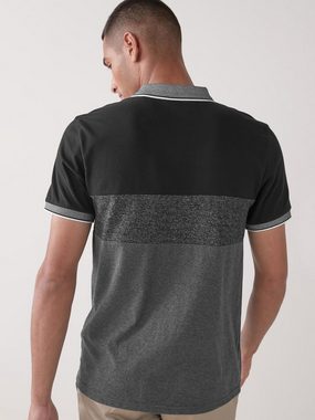Next Langarm-Poloshirt Polo-Shirt im Farbblockdesign (1-tlg)