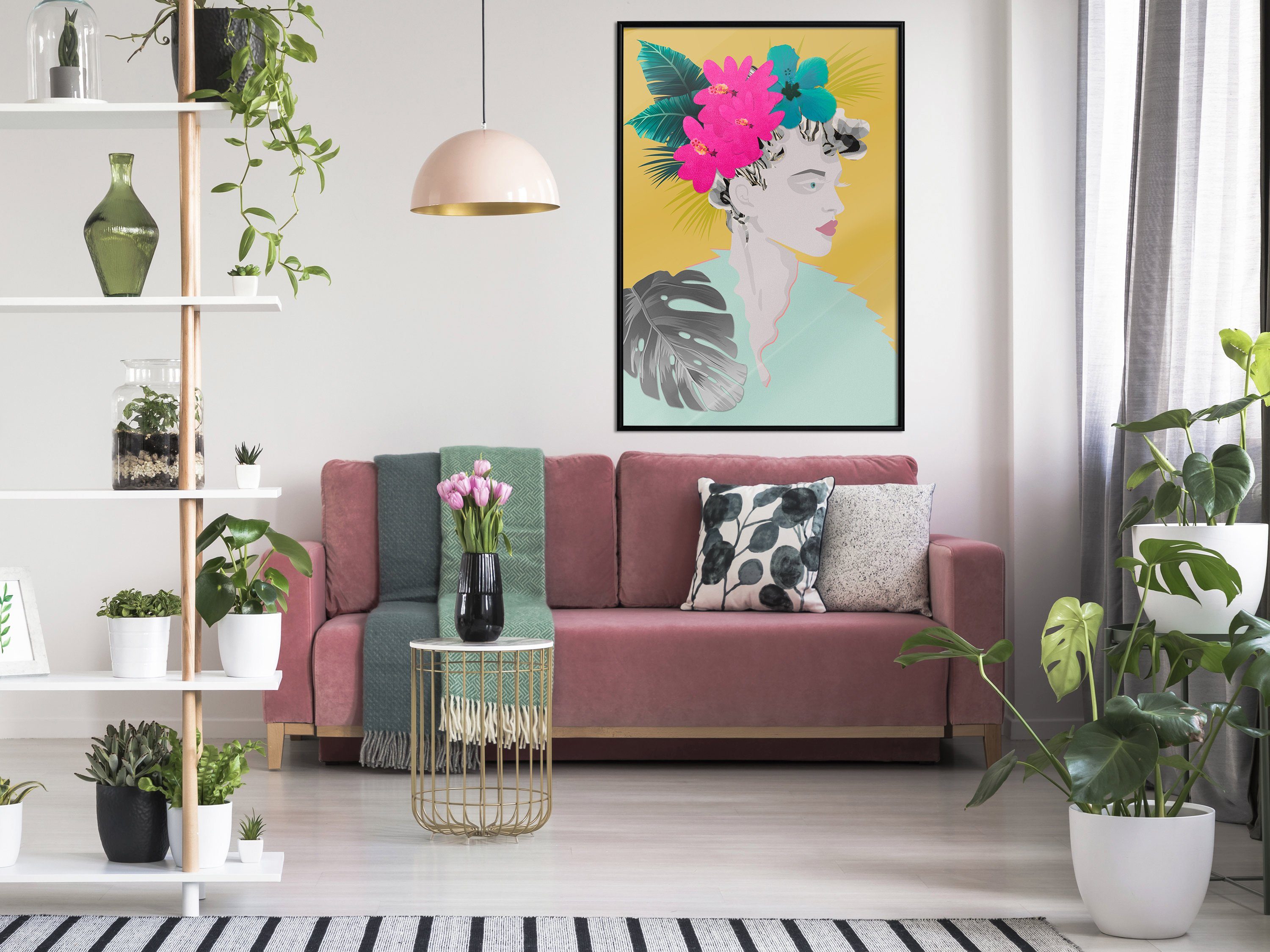 Artgeist Poster Flowers In The Hair []