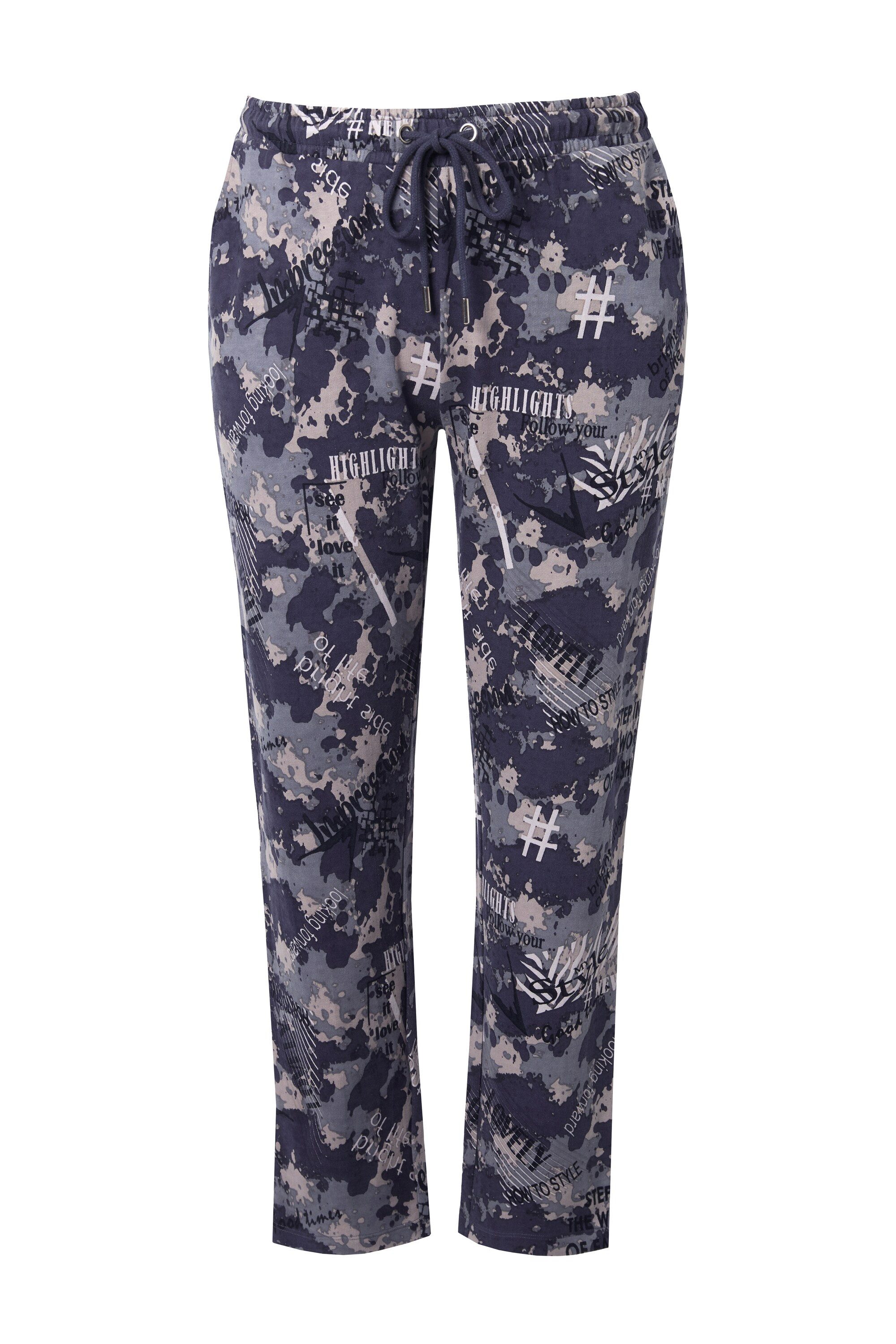 Angel of Style Funktionshose Joggpants Straight Fit Alloverdruck günstig online kaufen