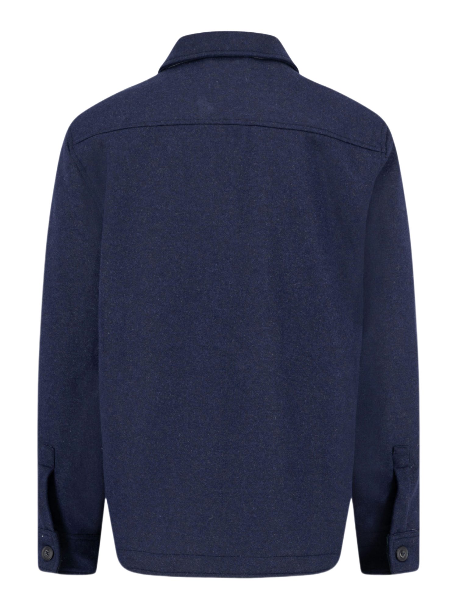 FYNCH-HATTON Outdoorjacke blau,Casual,Polyester,Meliert,Umlegekragen,Lang,Gerade
