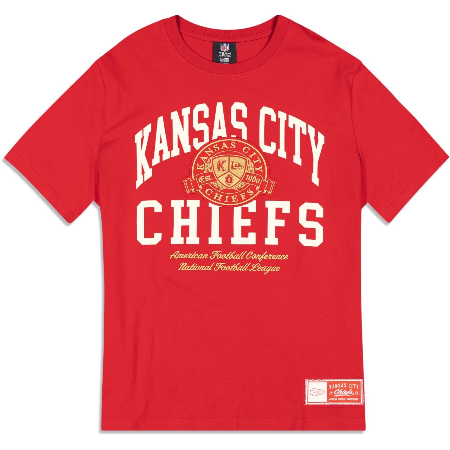 New Era Print-Shirt NFL LETTERMAN Kansas City Chiefs