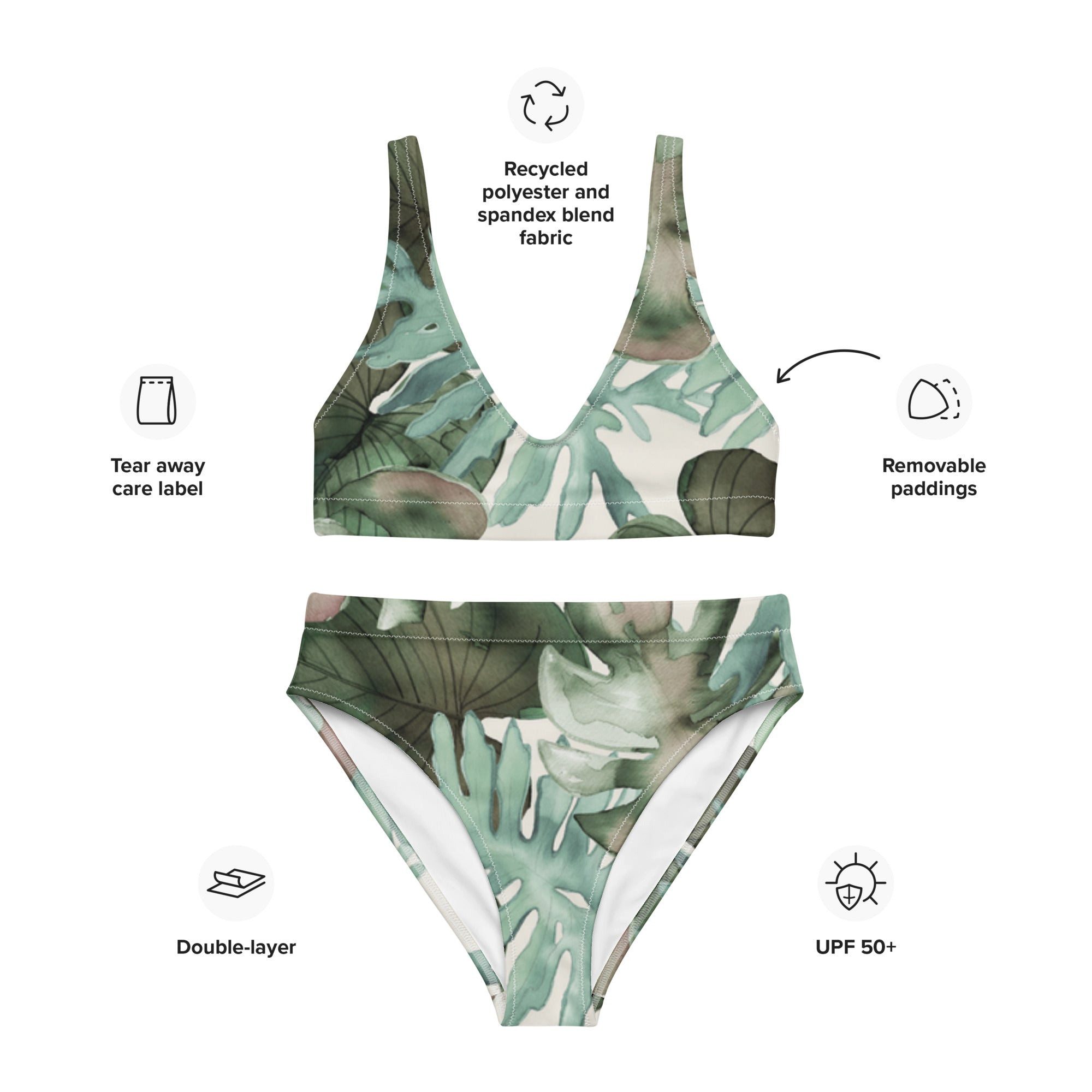 VAAM LMNTS Bustier-Bikini PalMee High Waist Bikini