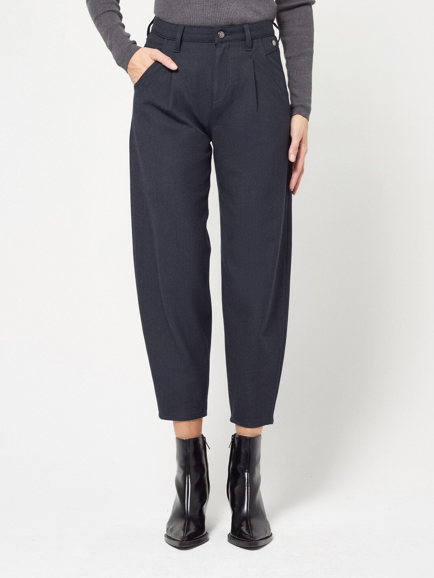 GANG Stoffhose 94SILVIA CROPPED im 5-Pocket-Style