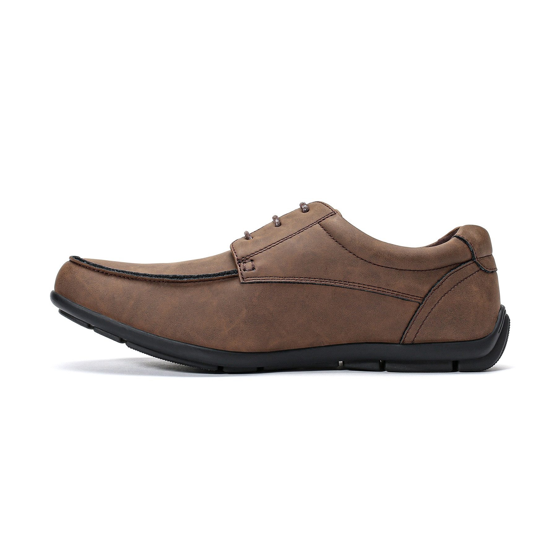 Allthemen Bootsschuh Herren Schnürschuhe mit weicher Latex-Zwischensohle Freizeitschuhe