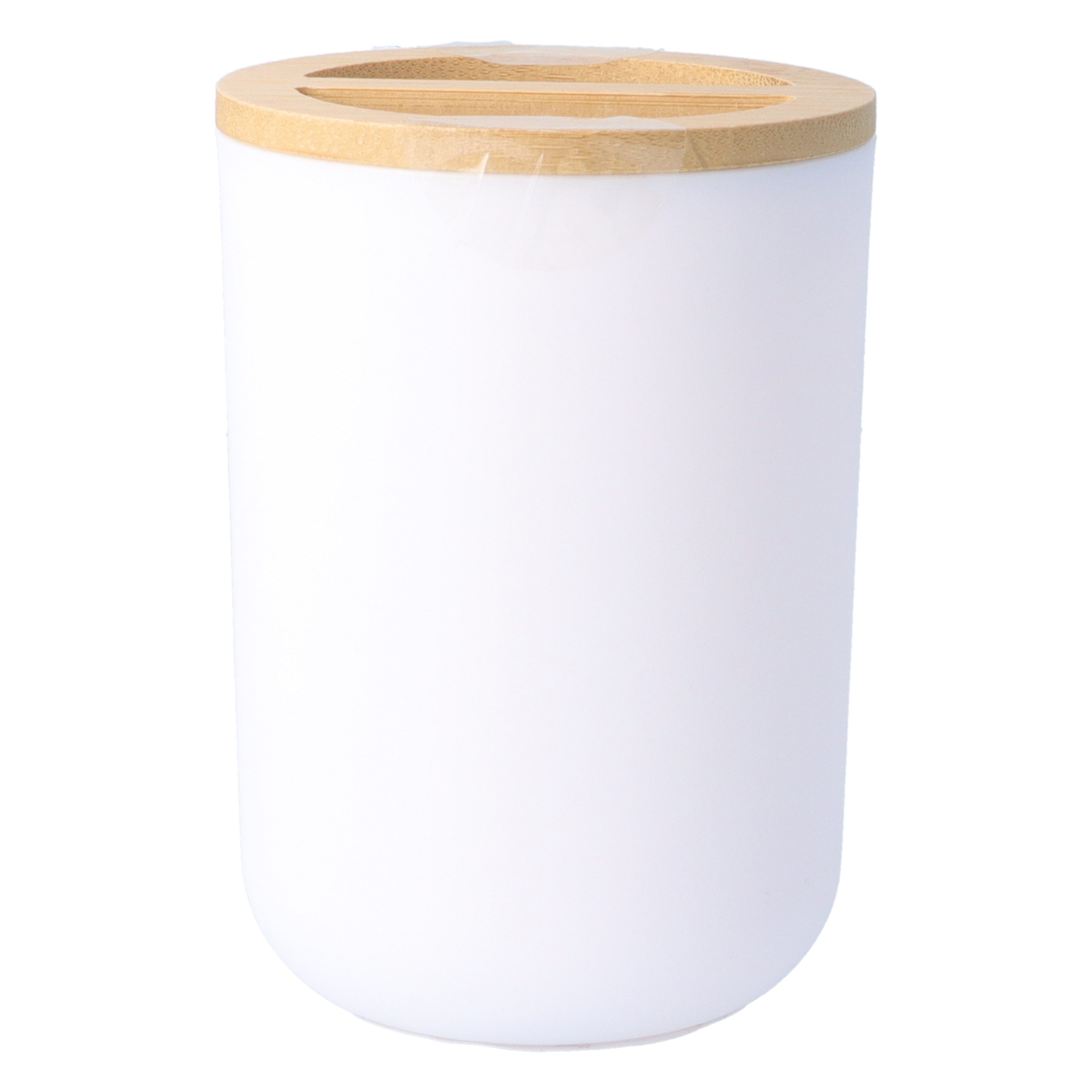 PARSA Beauty Zahnputzbecher Essential Bambus Zahnputzbecher, modernes Design trifft natürliche Nac