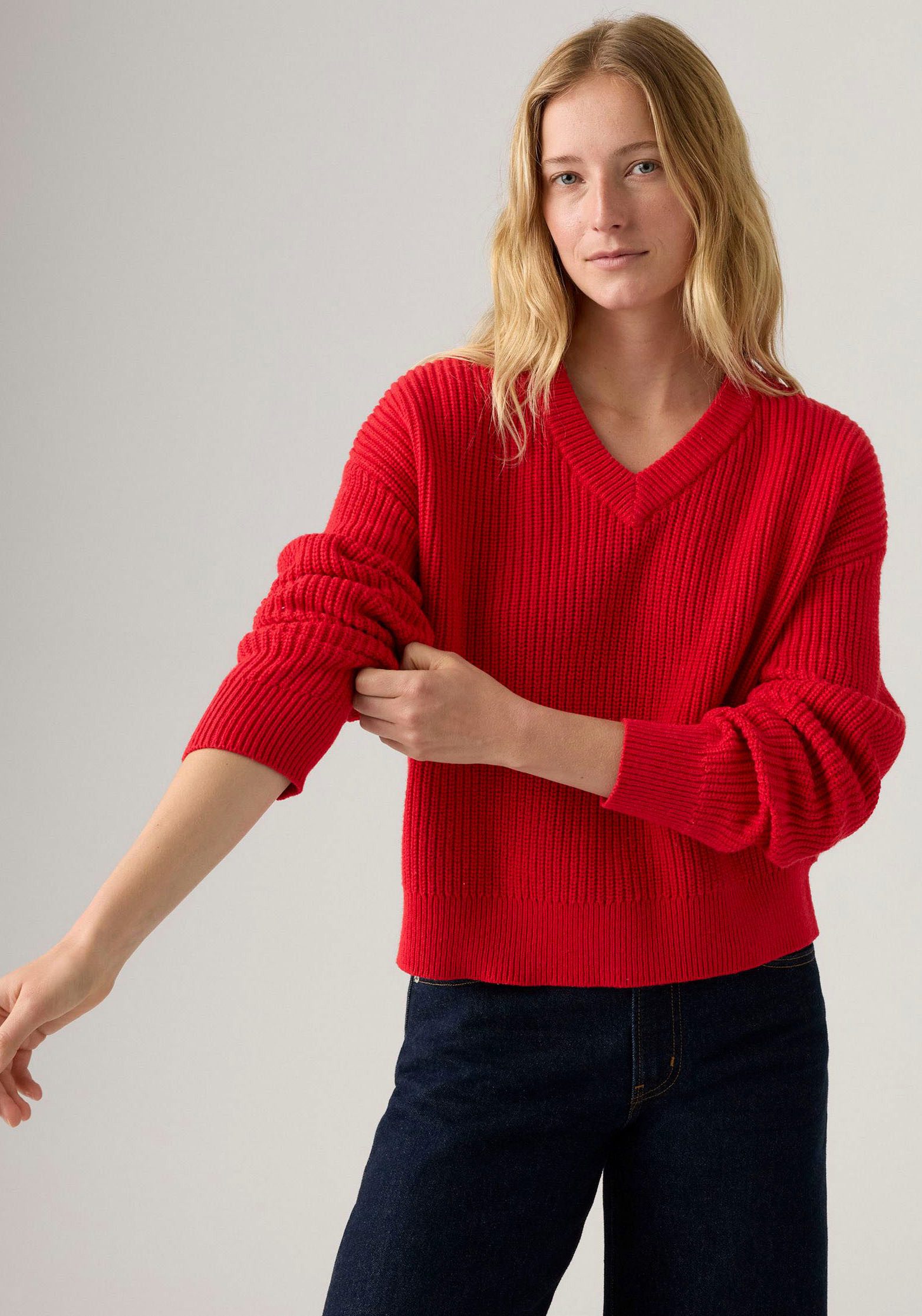 Levi's® Strickpullover REESE VNECK SWEAT mit günstig online kaufen