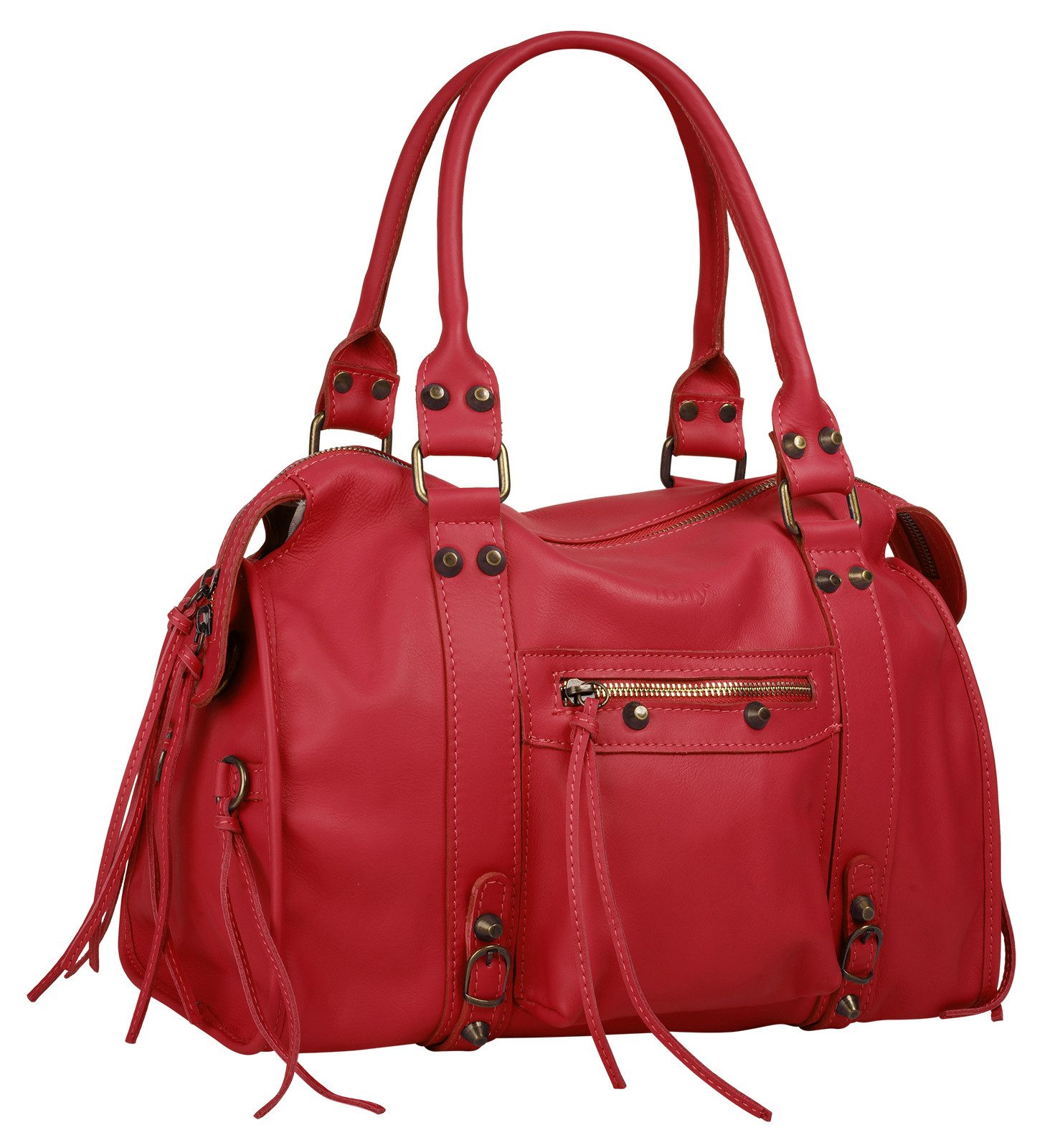 forty° Shopper, echt Leder, Made in Italy