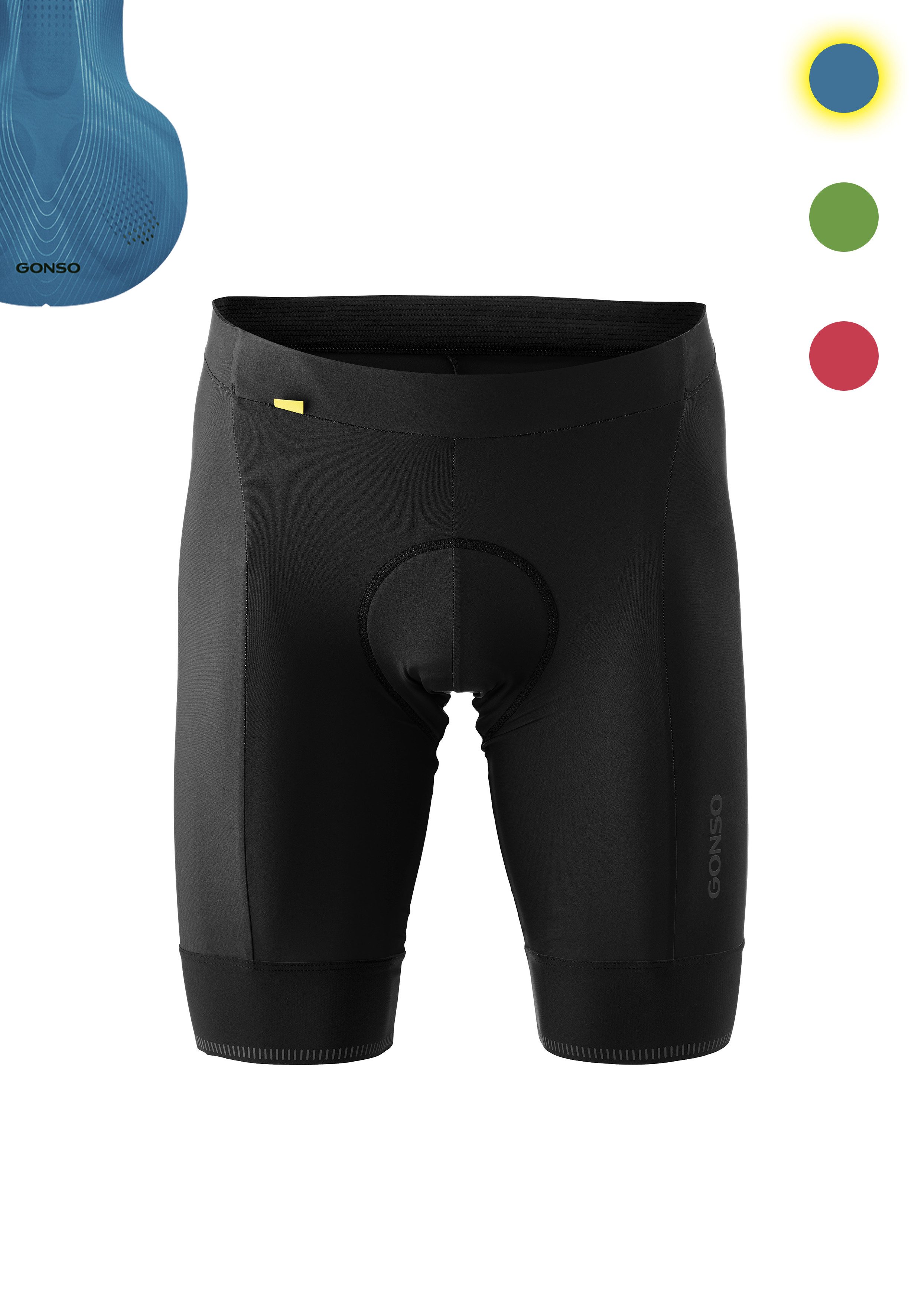 Gonso Fahrradhose SITIVO M Herren Radhose, Radlerhose mit speziellem Sitzpolster, Tight Fit