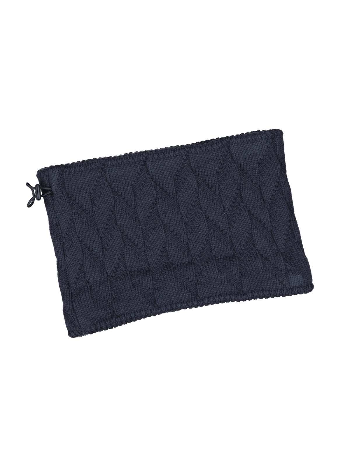 Strickschal Herren Schal uni, Saphirblau