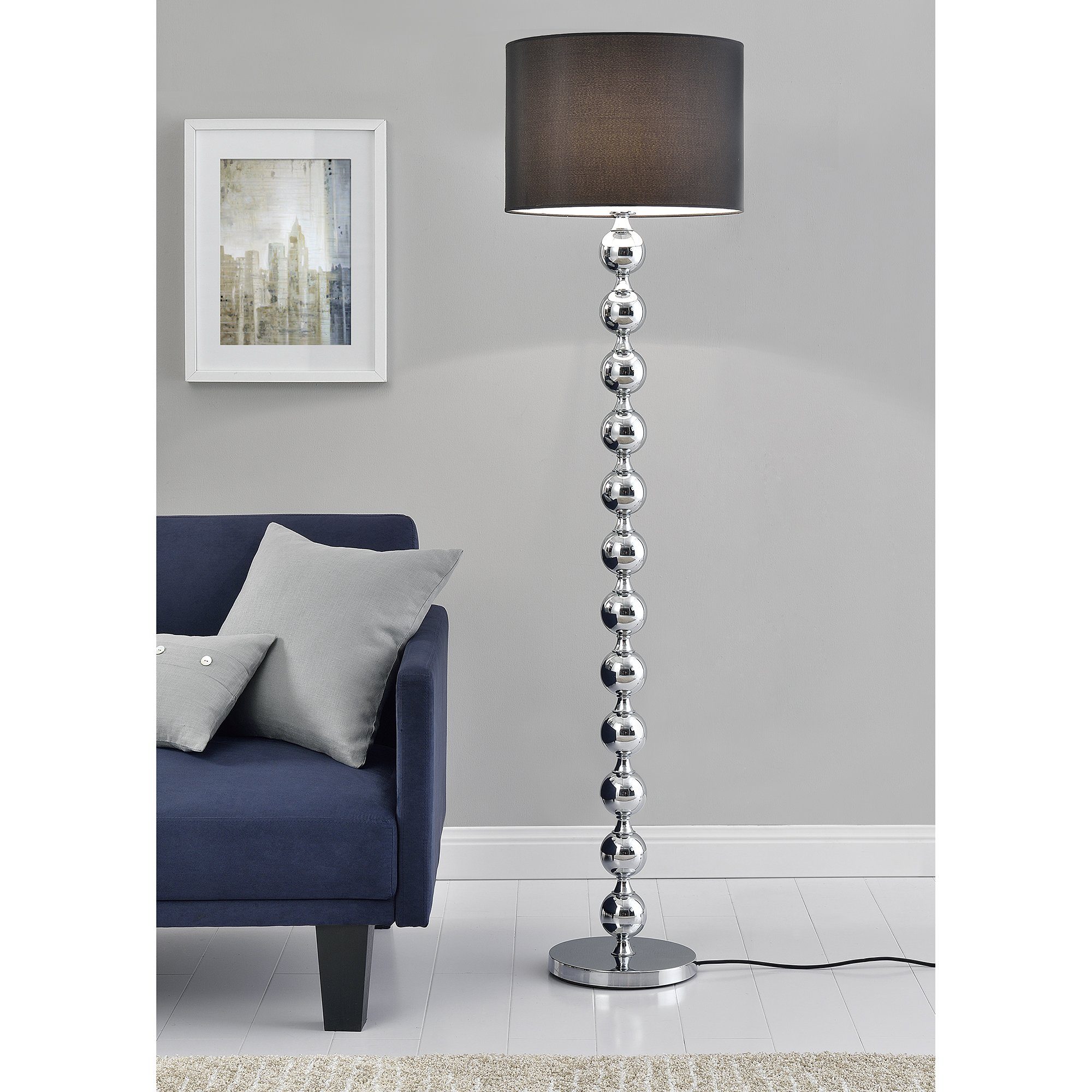 lux.pro Stehlampe, ohne Leuchtmittel, »Spheric Black« günstig online kaufen
