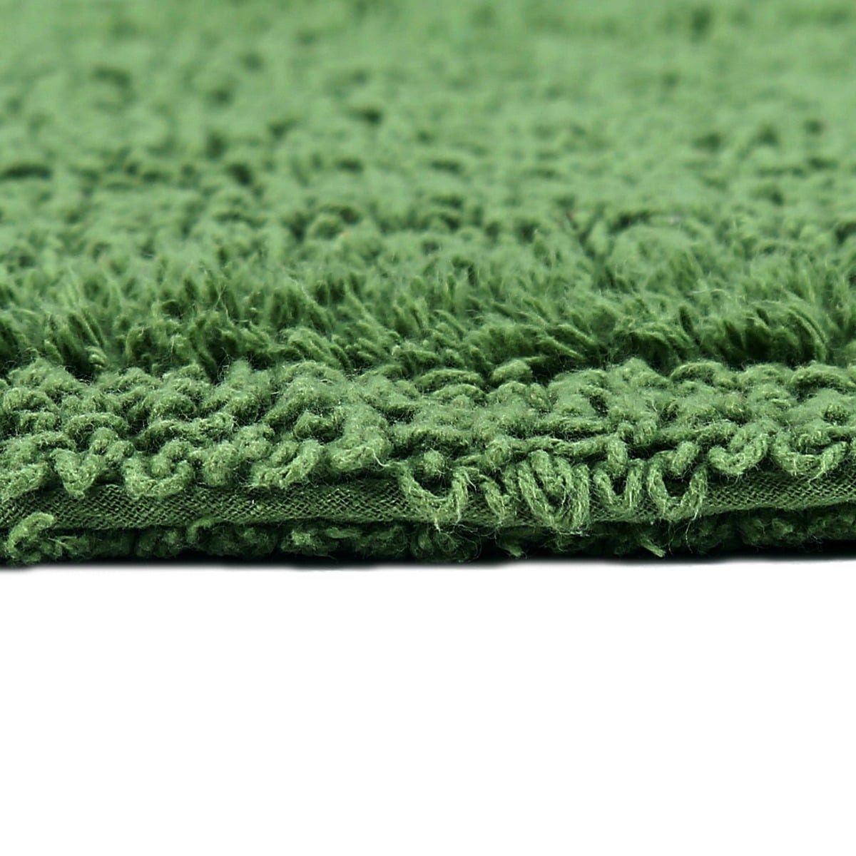 Homescapes Badematte Runde Battematte farngrün 80 cm aus 100% Baumwolle, Höhe 20 mm, Baumwolle, rund, Φ 80 cm – Bild 5 von 5