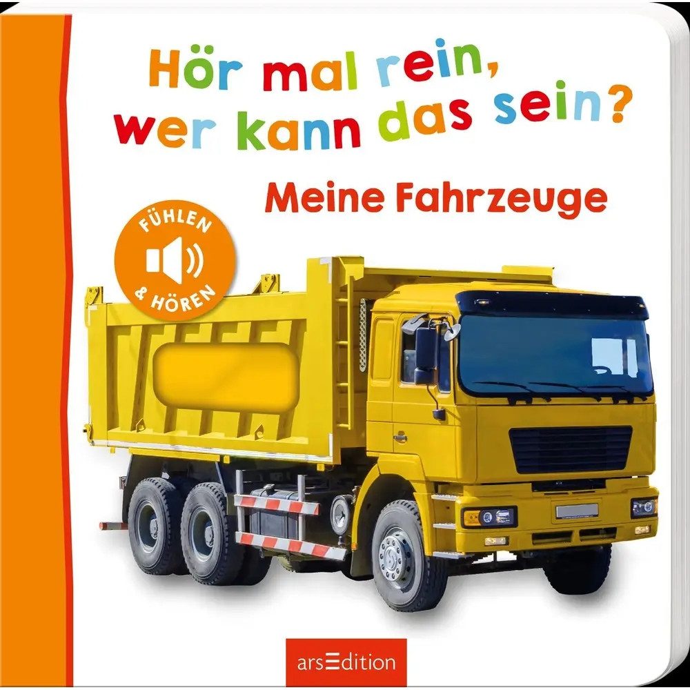 Vedes Zeichenalbum Hör mal rein, wer kann das sein? – Meine Fahrzeuge
