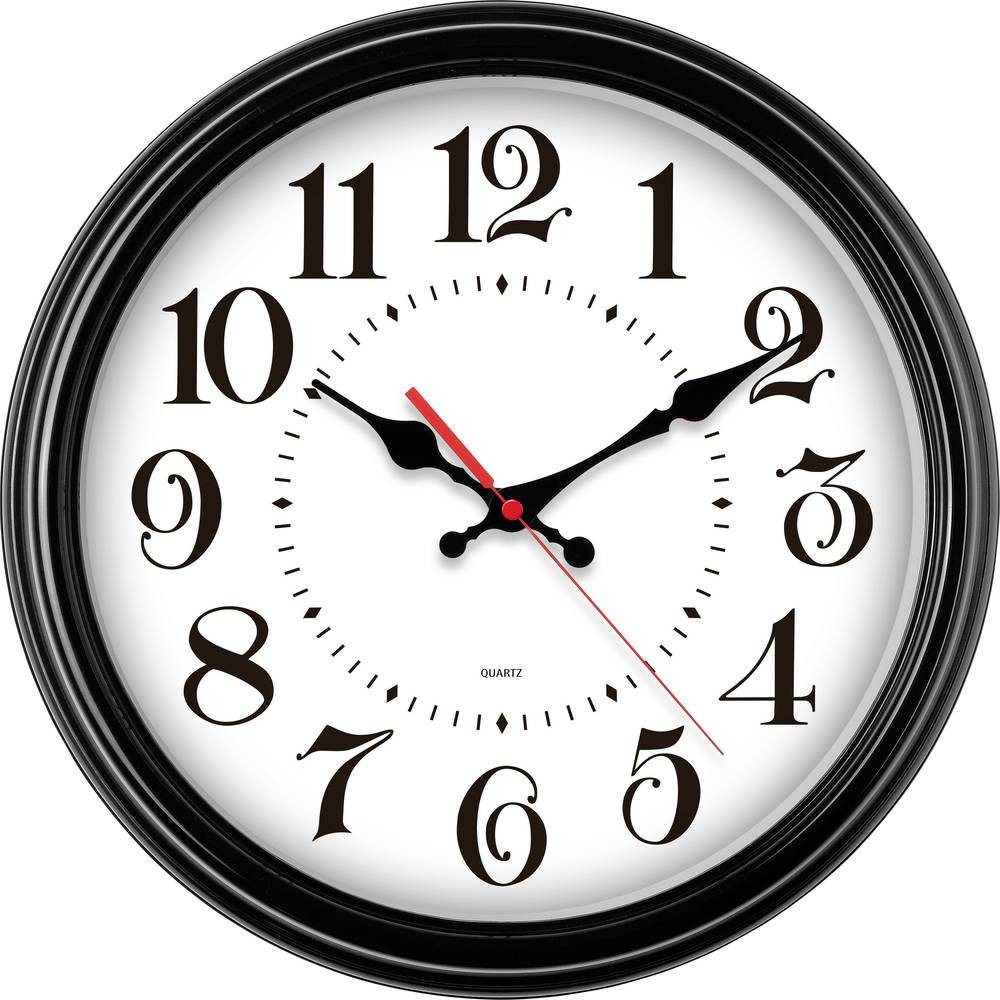 EUROTIME Wanduhr Quarzwanduhr 80882-05