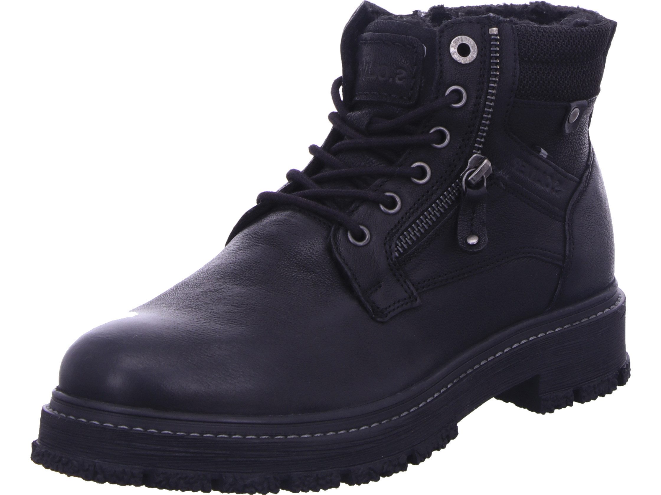 s.Oliver Schnürstiefel echtes Leder günstig online kaufen