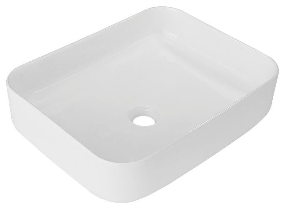 welltime Aufsatzwaschbecken Vicenza, Rechteckig, Breite 58 cm, Tiefe 46 cm, günstig online kaufen