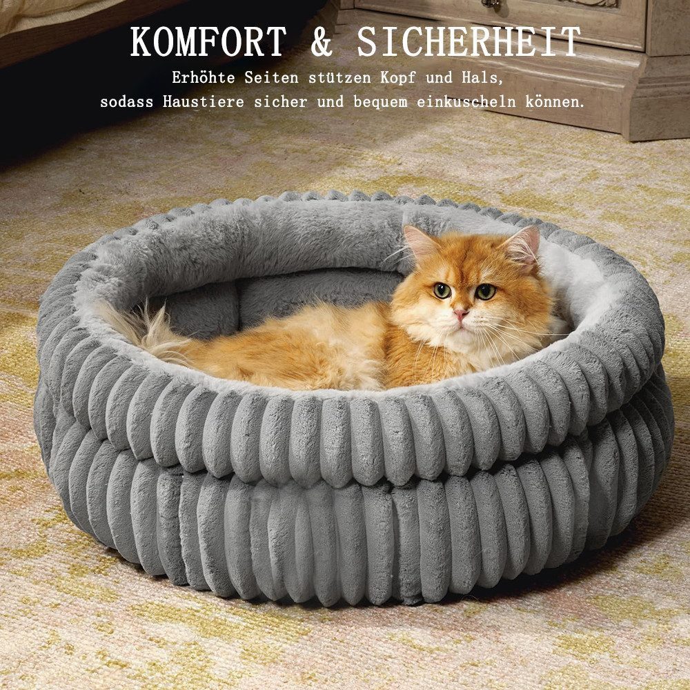 FOUORTUNATE-BEE Tierbett Hundebett waschbar Flauschiges Katzenbett günstig online kaufen