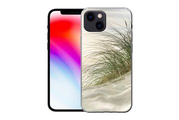 MuchoWow Handyhülle Dünen mit Strandhafer in der Sonne des Nationalparks, Handyhülle Apple iPhone 13 Mini, Smartphone-Bumper, Print, Handy