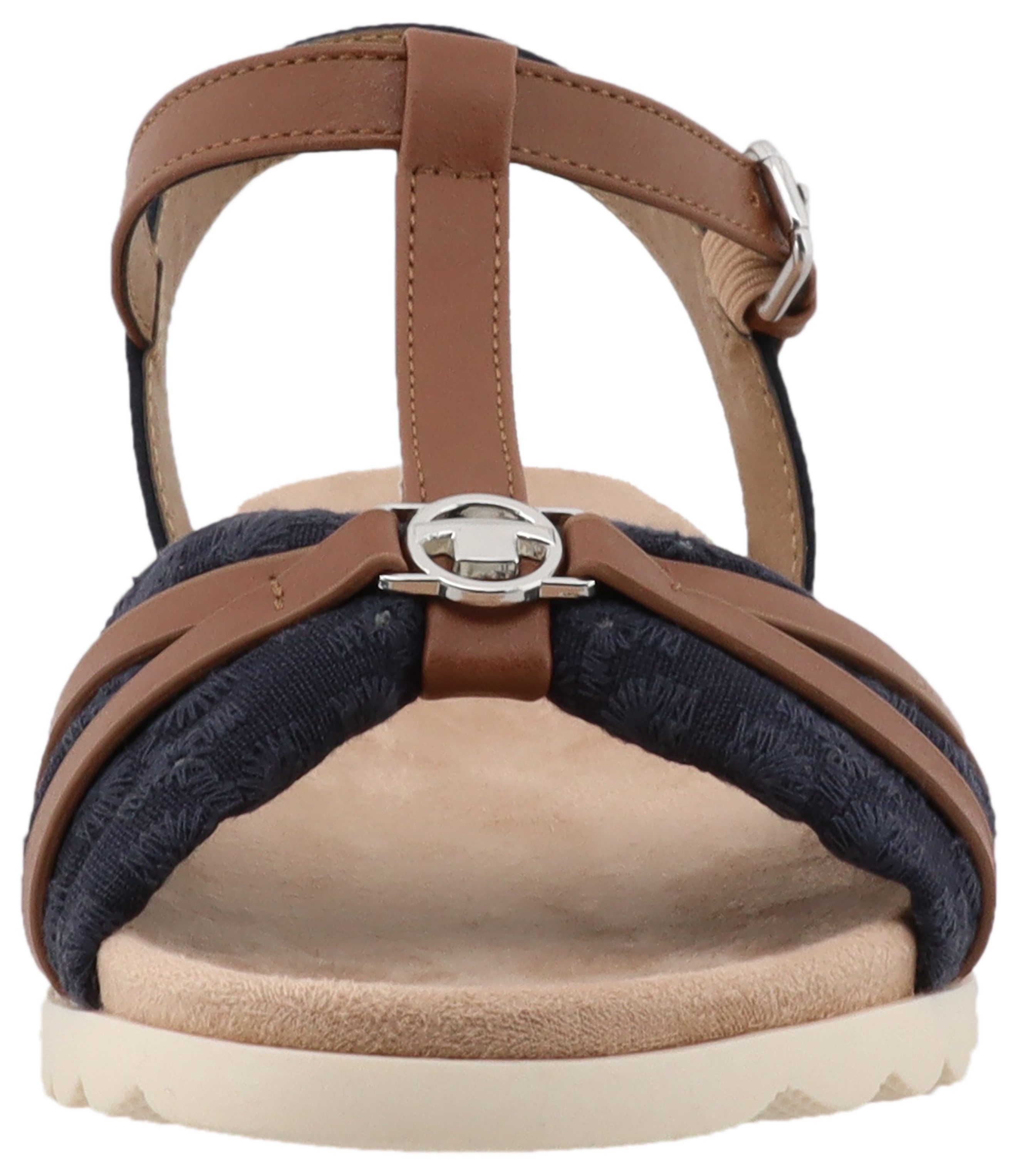 TOM TAILOR Riemchensandale, Sommerschuh, Riemchensandale, Sandalette mit T-Riemen