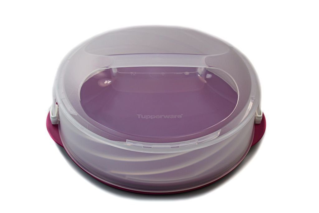 TUPPERWARE Servierschüssel Tortentwist lpink Tortenbehälter Kuchenform