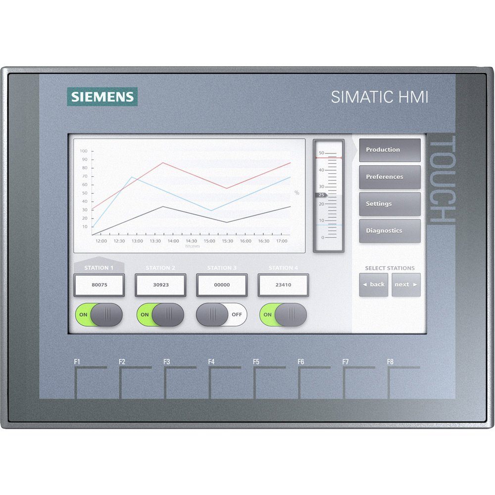 Siemens 6AV2123-2GB03-0AX0 SPS-Displayerweiterung 24 V/DC Hutschienen-Netzteil