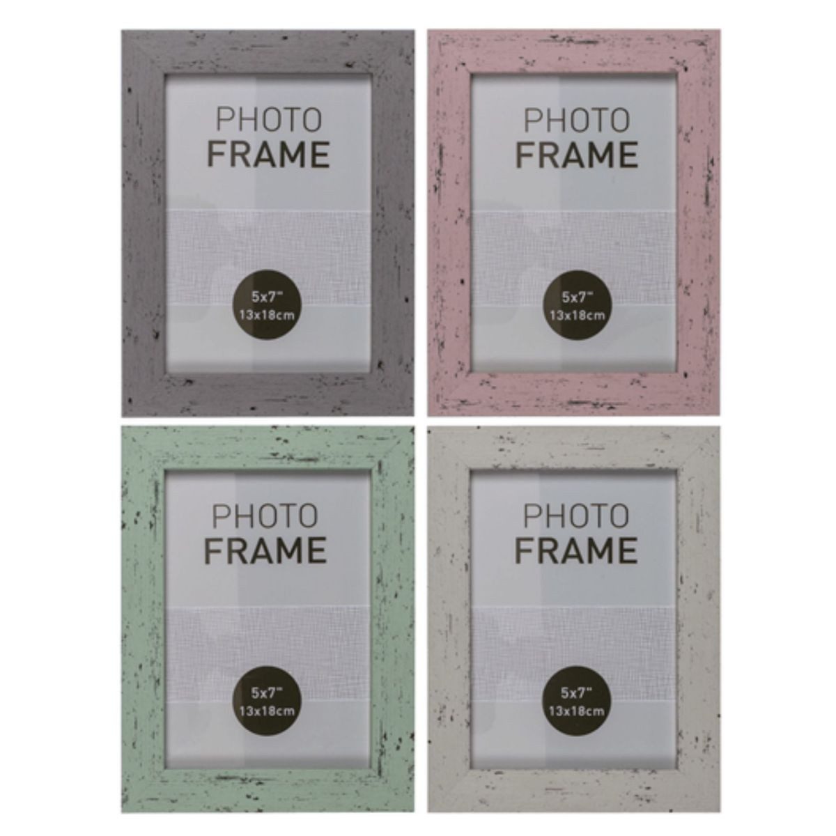 Marabellas Shop Fotohalter Foto-Rahmen Holzoptik ca. 13x18cm Bilderrahmen v günstig online kaufen