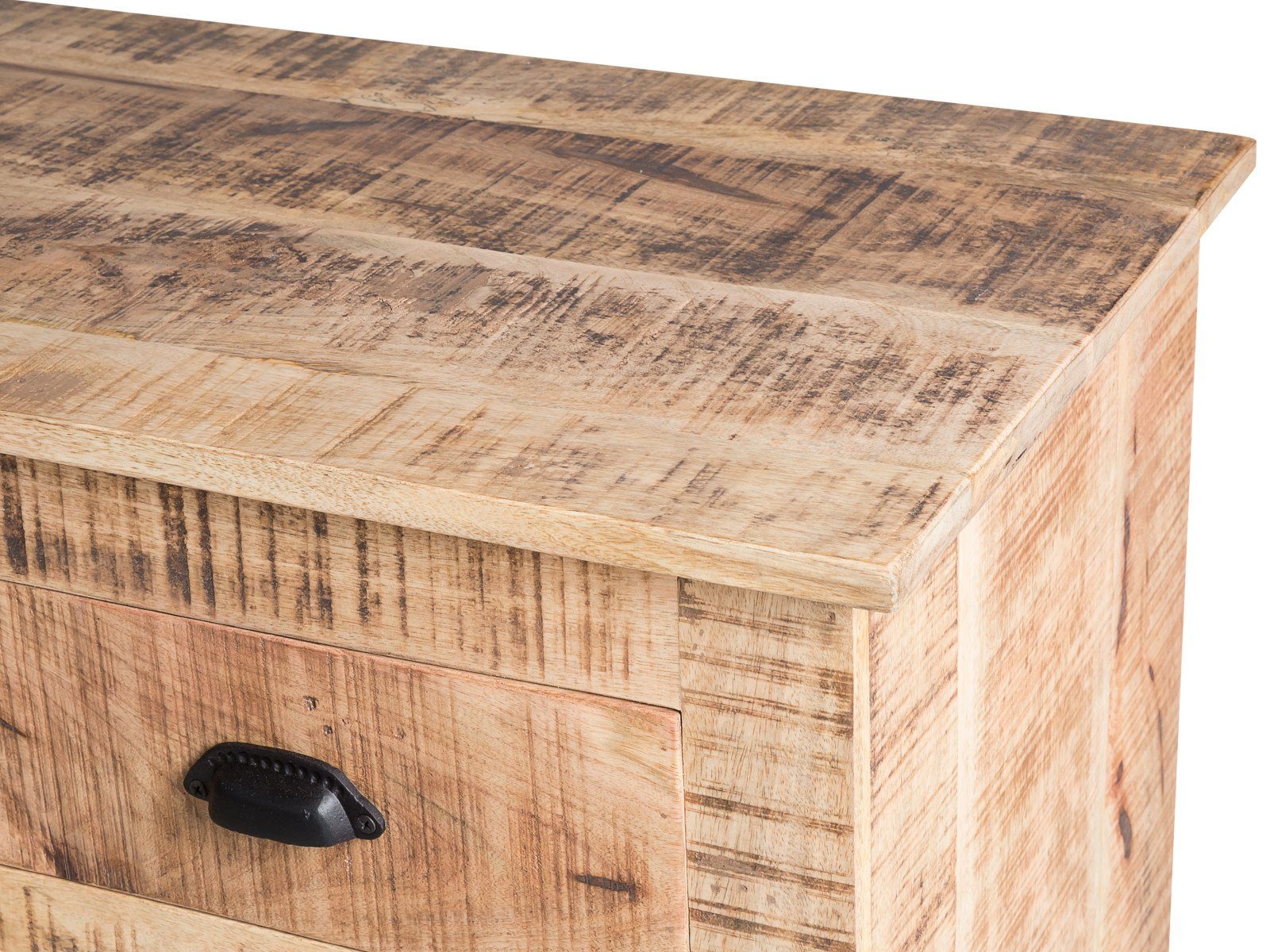 massivum Kommode Caribou Massivholz Sideboard (1 St)