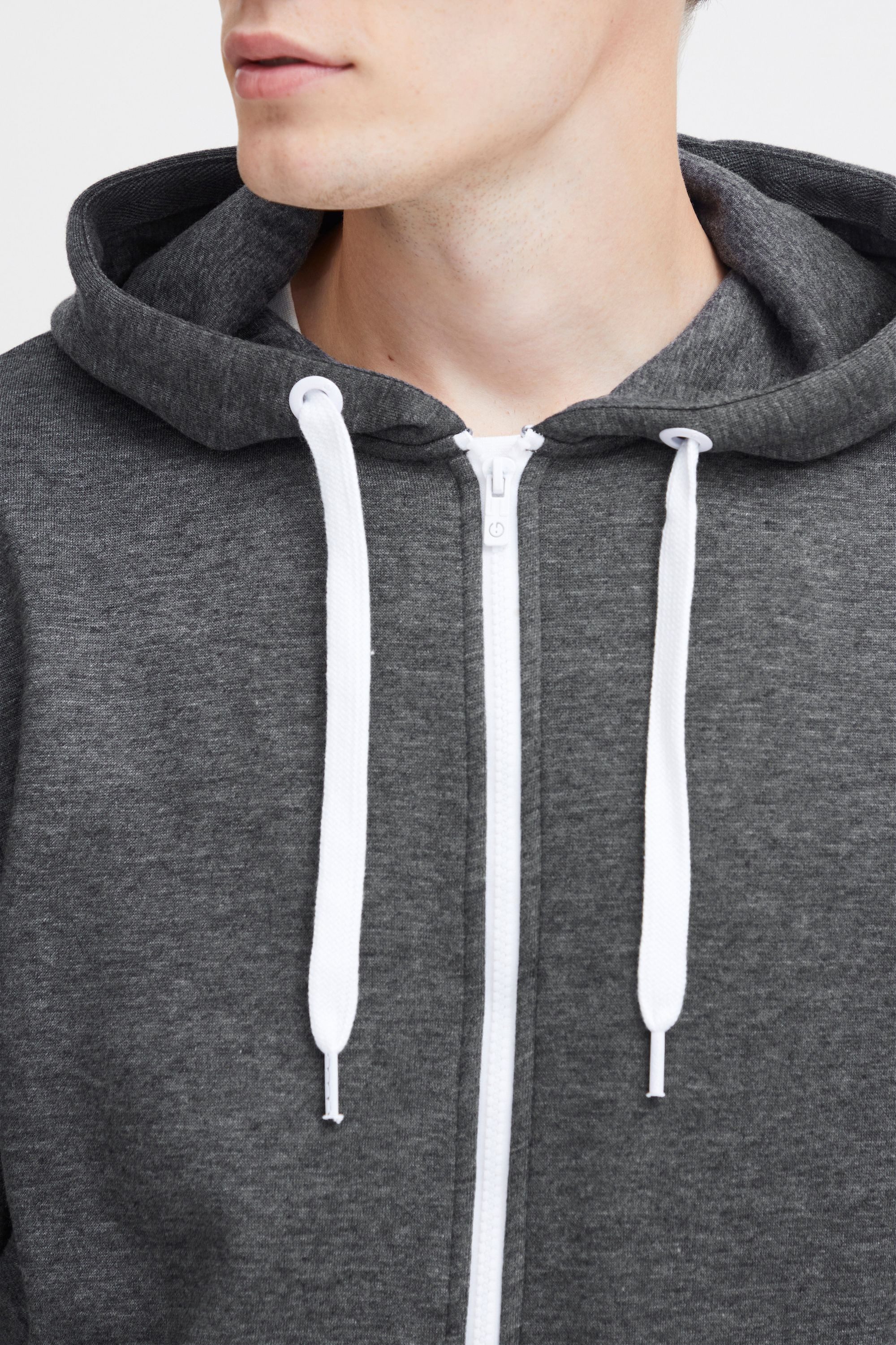 !Solid Kapuzensweatjacke SDOlli Zip-Hood Sweatshirtjacke mit kontrastfarbenen Reißverschluss