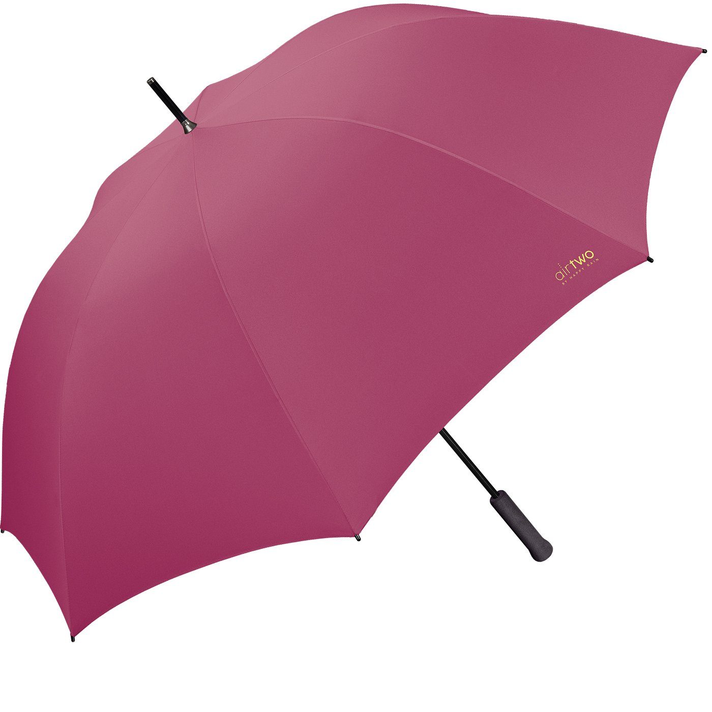 HAPPY RAIN Golfregenschirm Air Two - Gramm pink er nur Partnerschirm, 262 super für Zwei mit XXL leichter wiegt genug Platz