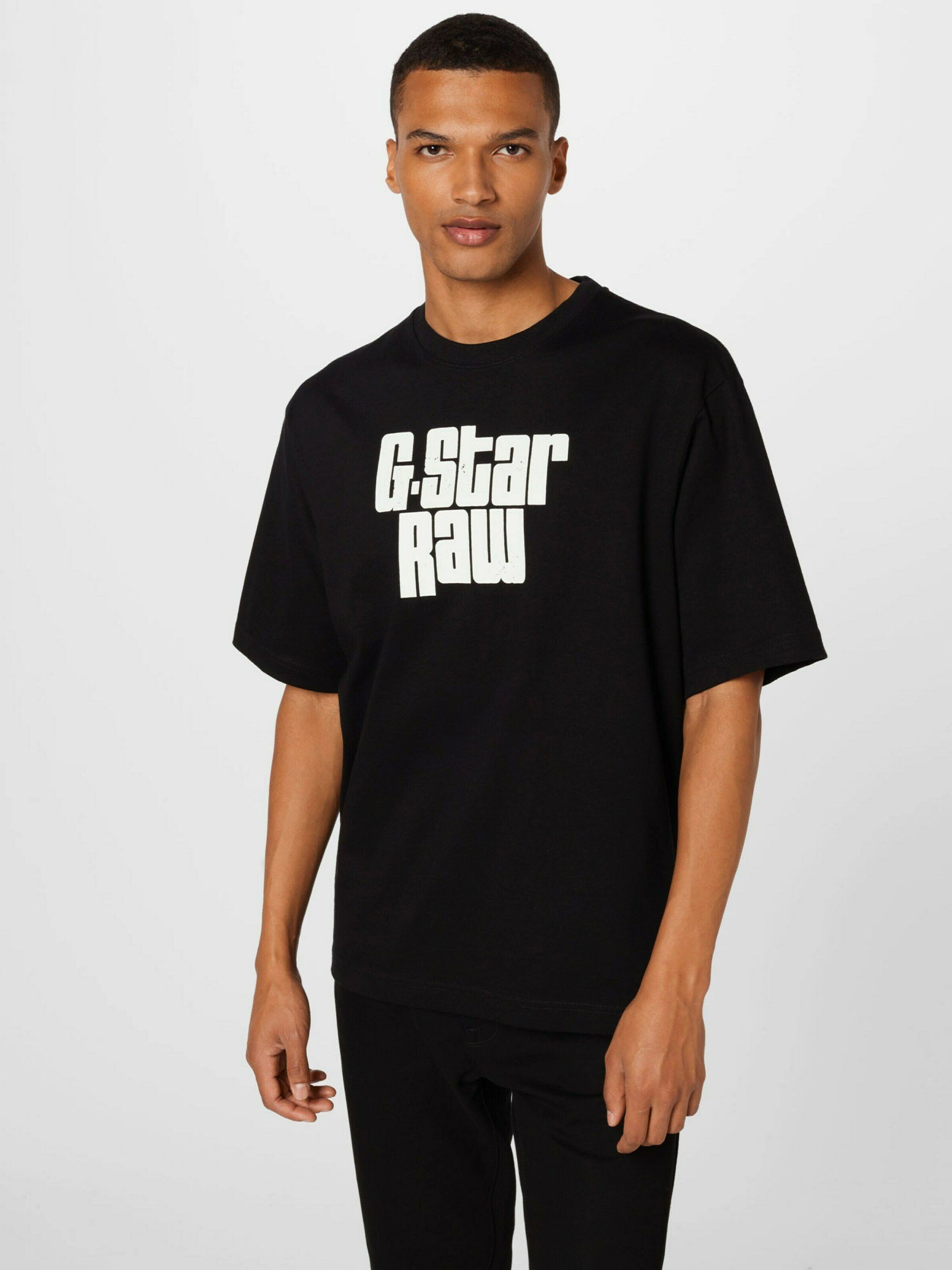 G-Star RAW T-Shirt (1-tlg) Plain/ohne Details, Abgesteppter Saum/Kante
