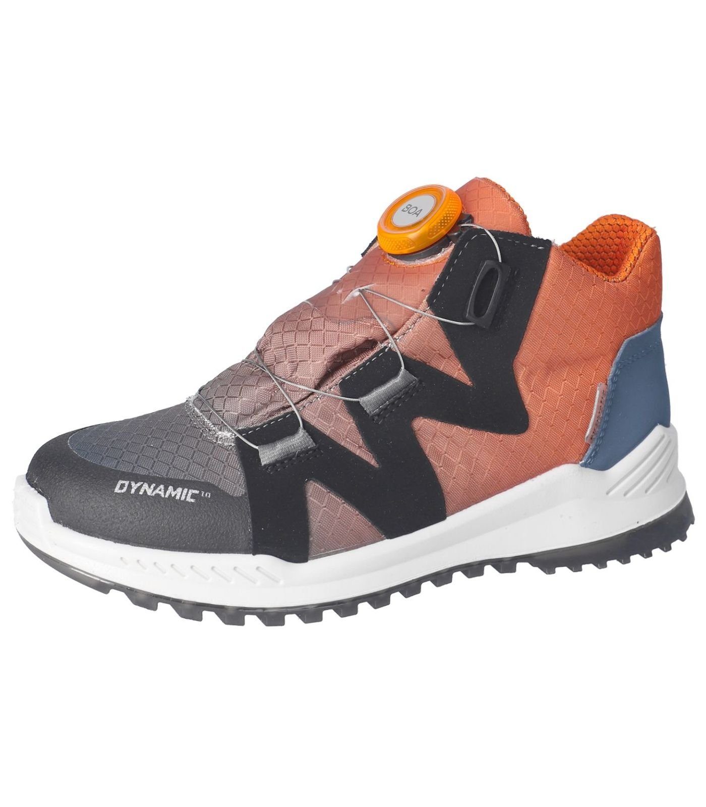Ricosta Sneaker Lederimitat/Textil Sneaker pavone/orange (140) | Sneaker