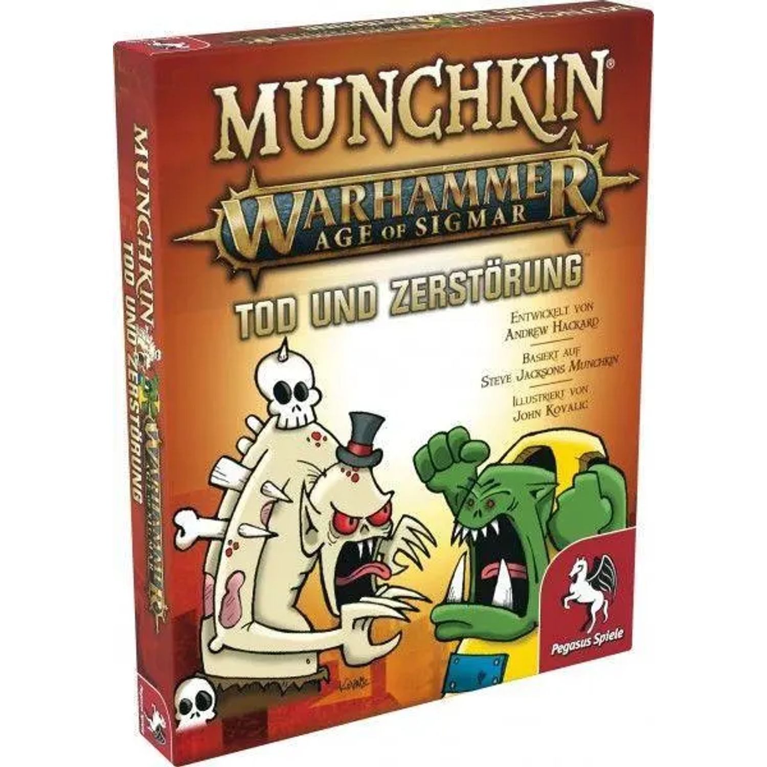 Pegasus Spiele Spiel Munchkin Warhammer: Age of Sigmar - Tod und Zerstörung [Erweiterun]