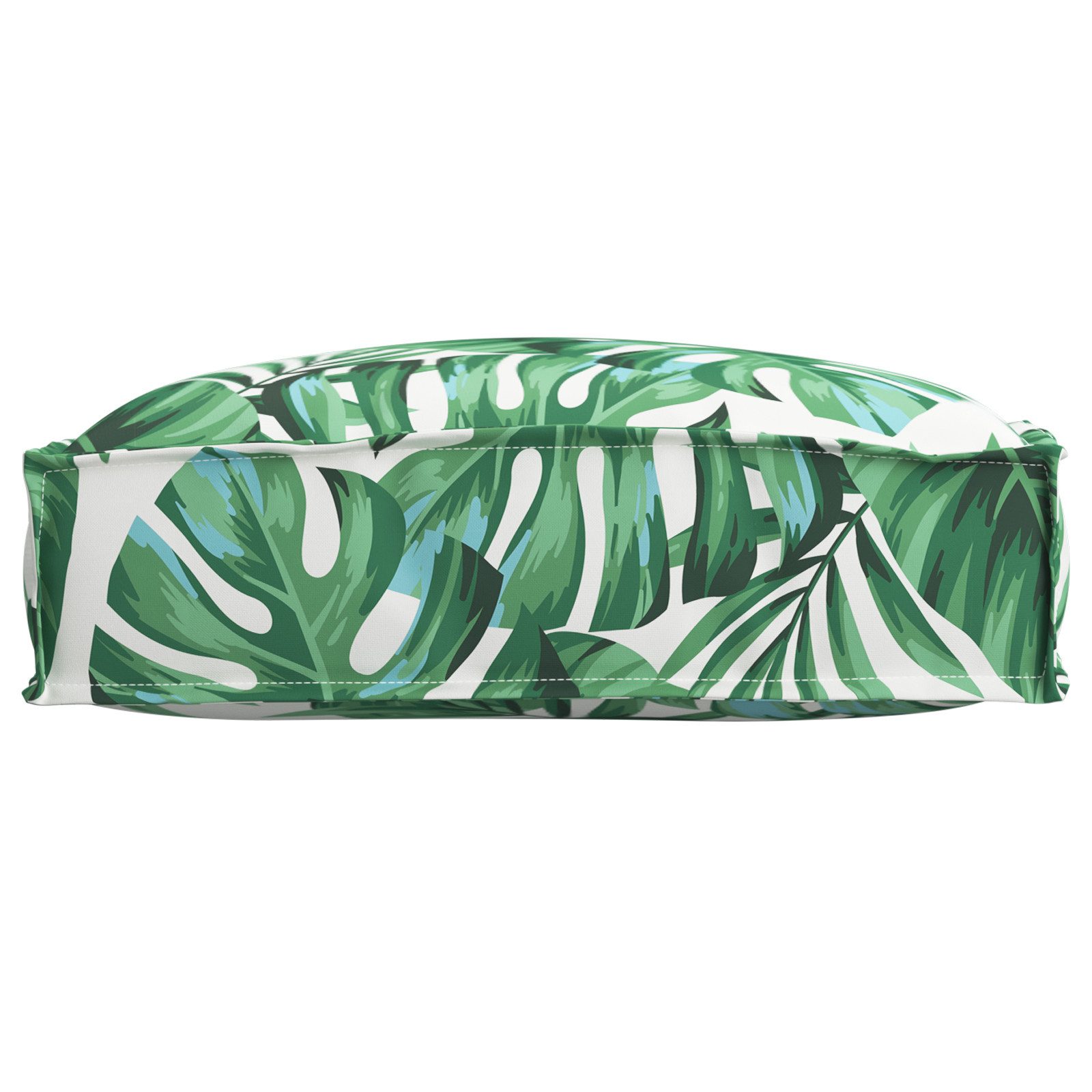 vidaXL Sitzauflage Paletten-Sitzkissen Blattmuster 50x50x12 cm günstig online kaufen