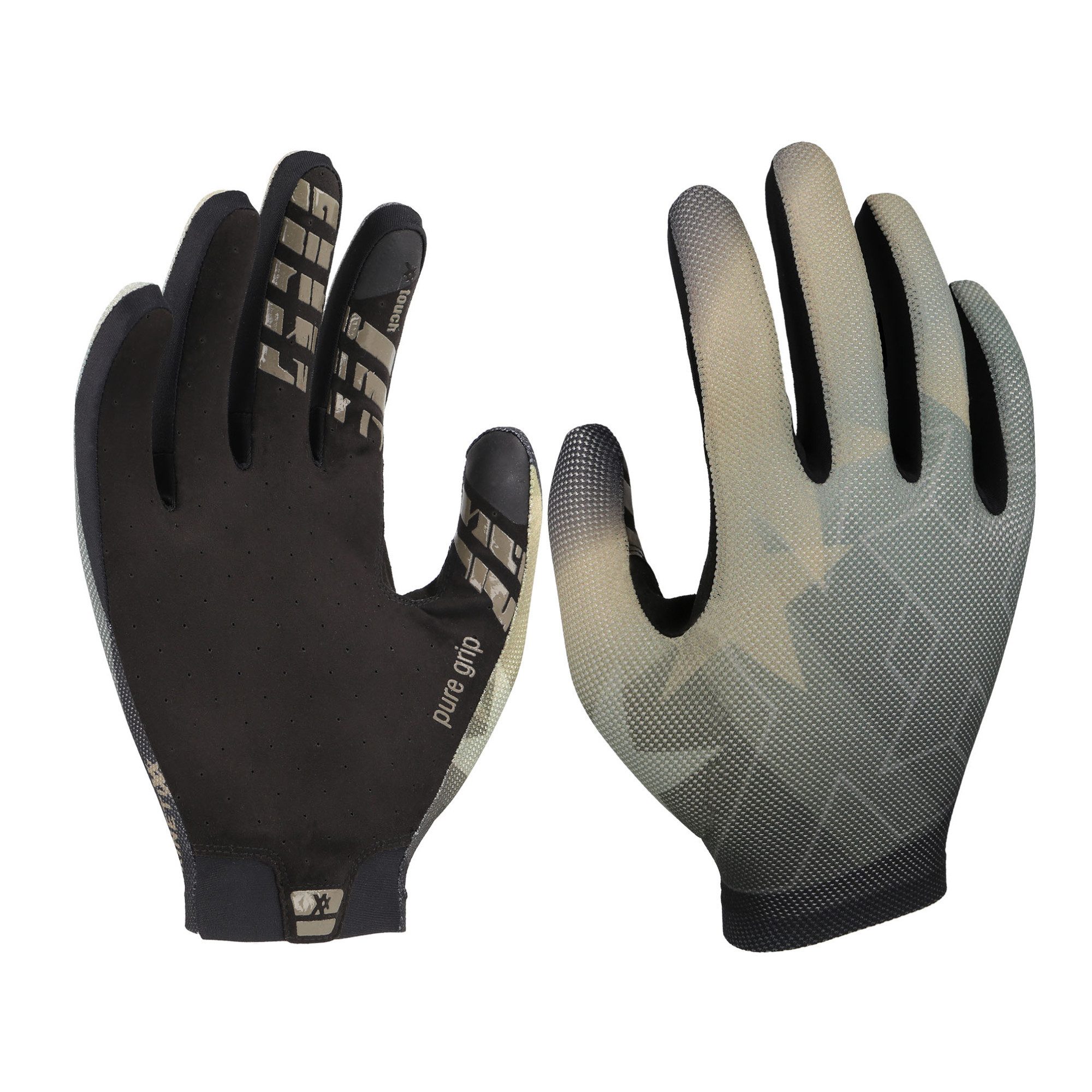 Kinetixx Fahrradhandschuhe Dünner Langfinger-Radhandschuh Lajos, KinetiXx (berry, in schwarz, olive, camouflage, grau) Anatomische Passform, Grip, Atmungsaktiv, Touchscreen kompatibel