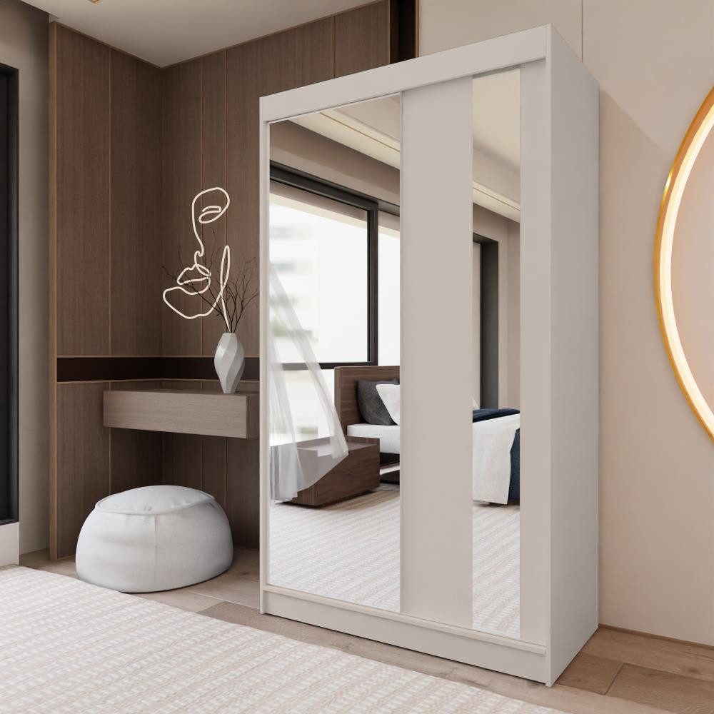 Beautysofa Schwebetürenschrank Gaja (weiß, schwarz, graphit, artisan, Kasch günstig online kaufen