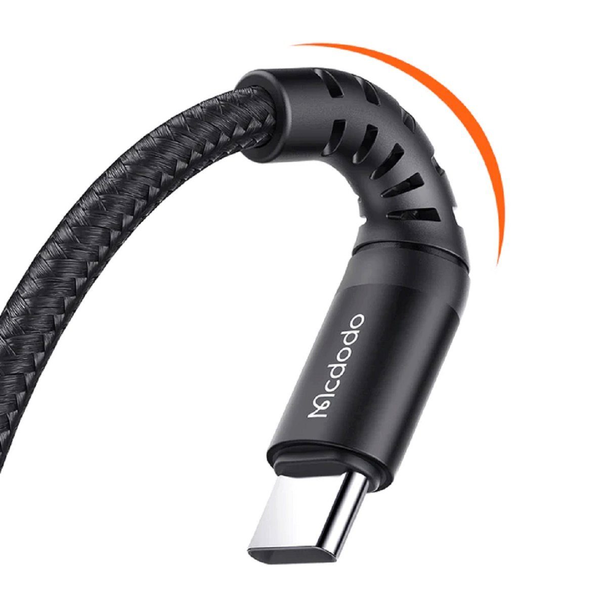 mcdodo Schnellladekabel Typ-C Schwarz 1m Smartphone-Kabel, (100 cm)