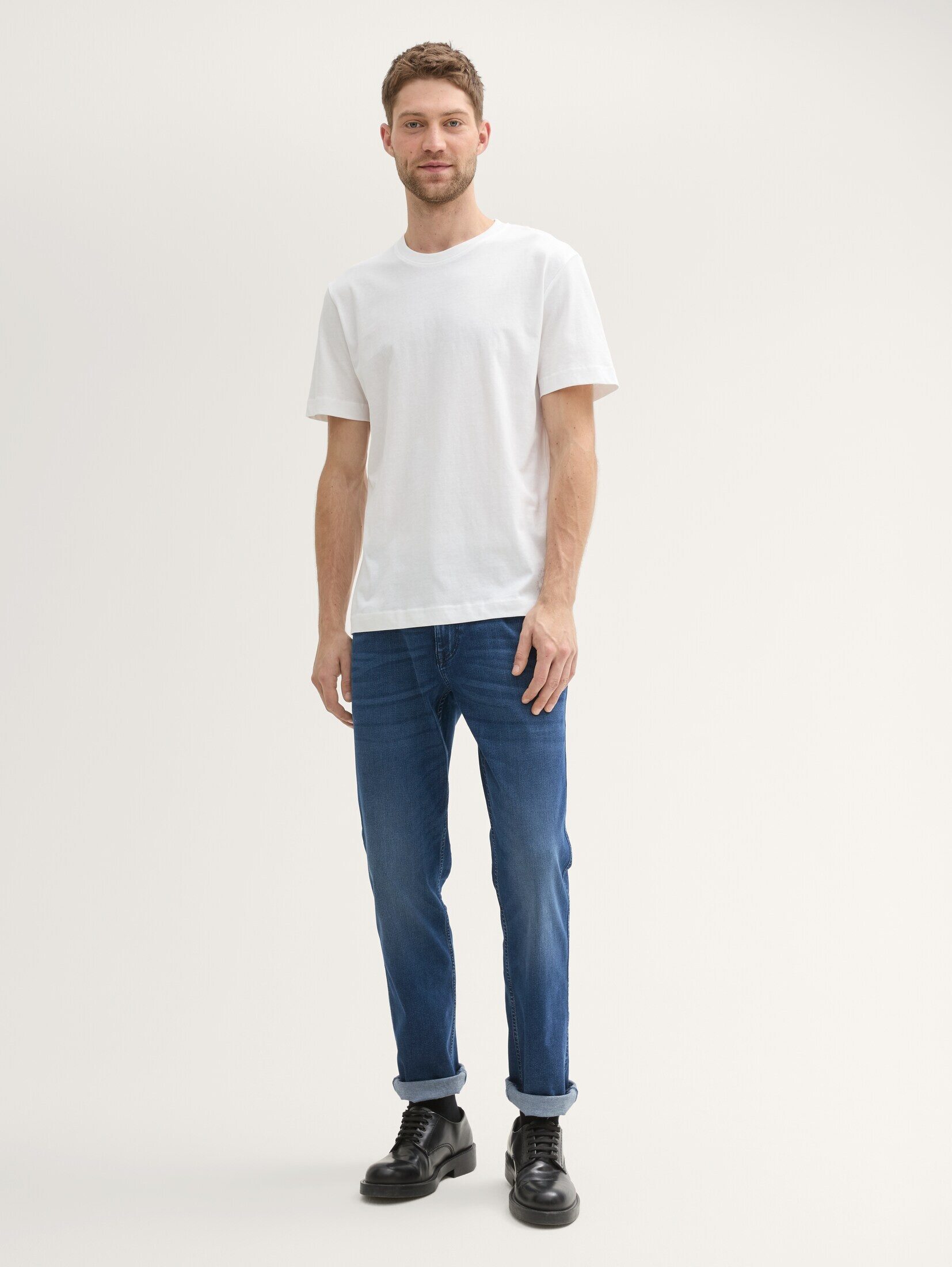 TOM TAILOR Straight-Jeans Jeanshosen TTMARVIN STRAIGHT günstig online kaufen