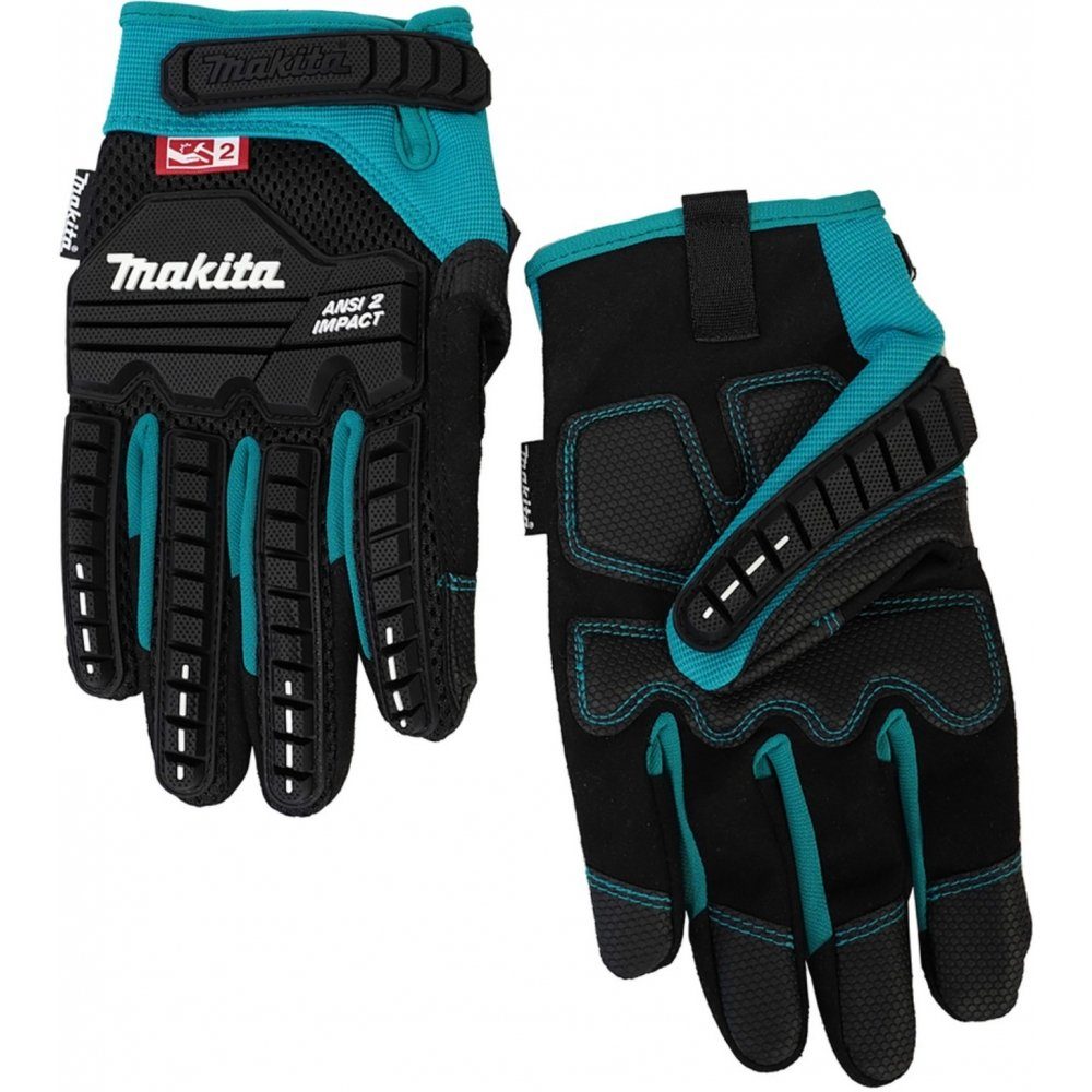 Makita Arbeitshandschuhe P-84470 Größe L - Arbeitshandschuhe - schwarz/blau