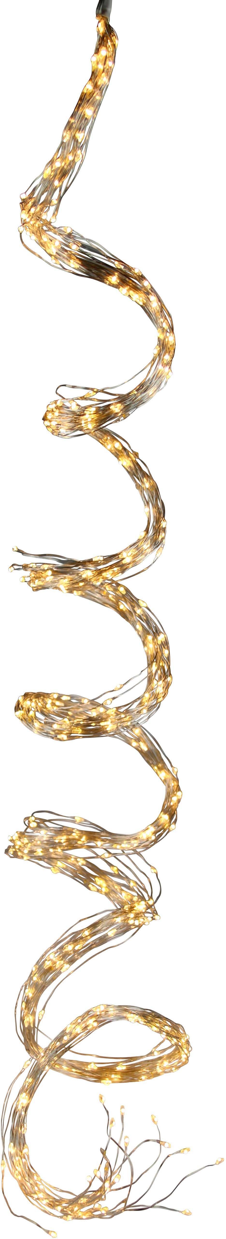 AM Design LED-Lichterkette Weihnachtsdeko aussen, 480-flammig, 5m Anlaufkab günstig online kaufen