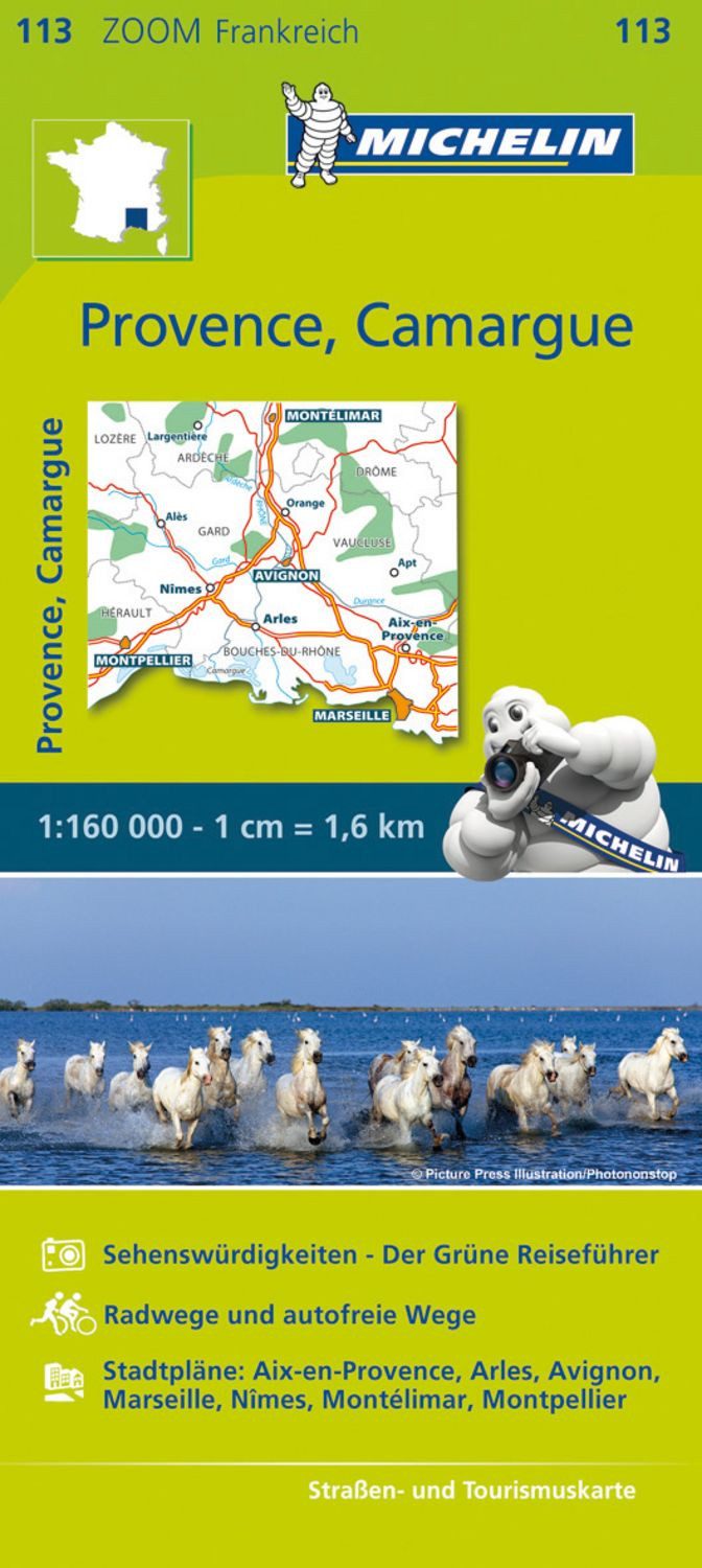 Michelin Provence - Camargue / Carte zoom 113