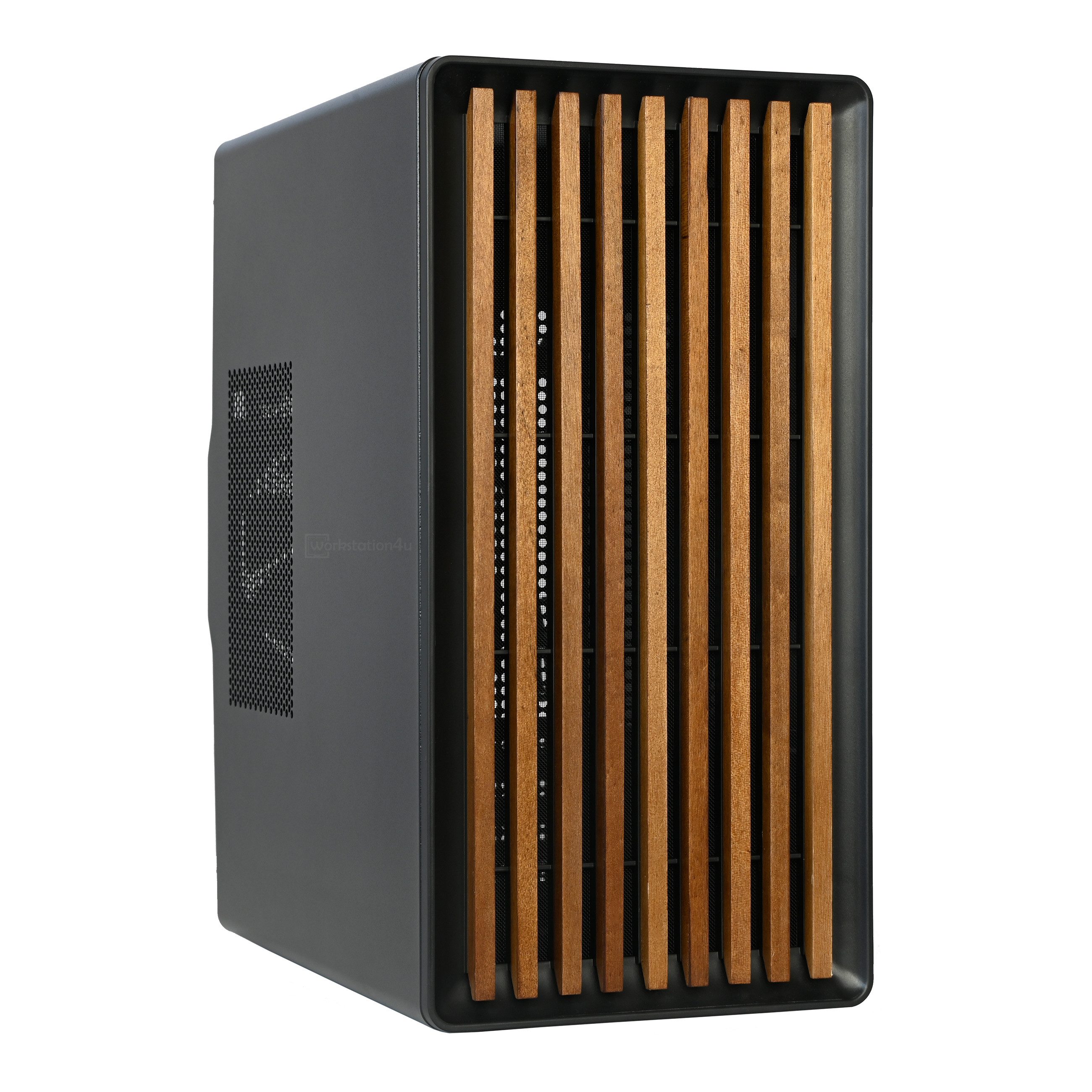 Workstation4u W4U Wood Tower Business-PC (AMD Athlon 3000G, Vega 3, 16 GB RAM, 250 GB SSD, Luftkühlung)