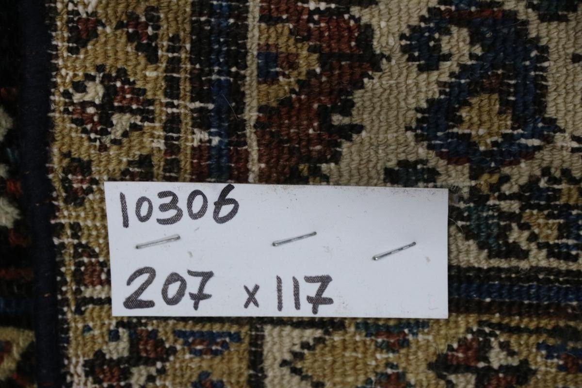 Orientteppich Hamadan 116x206 Handgeknüpfter Orientteppich mm 8 Nain rechteckig, Höhe: / Trading, Perserteppich
