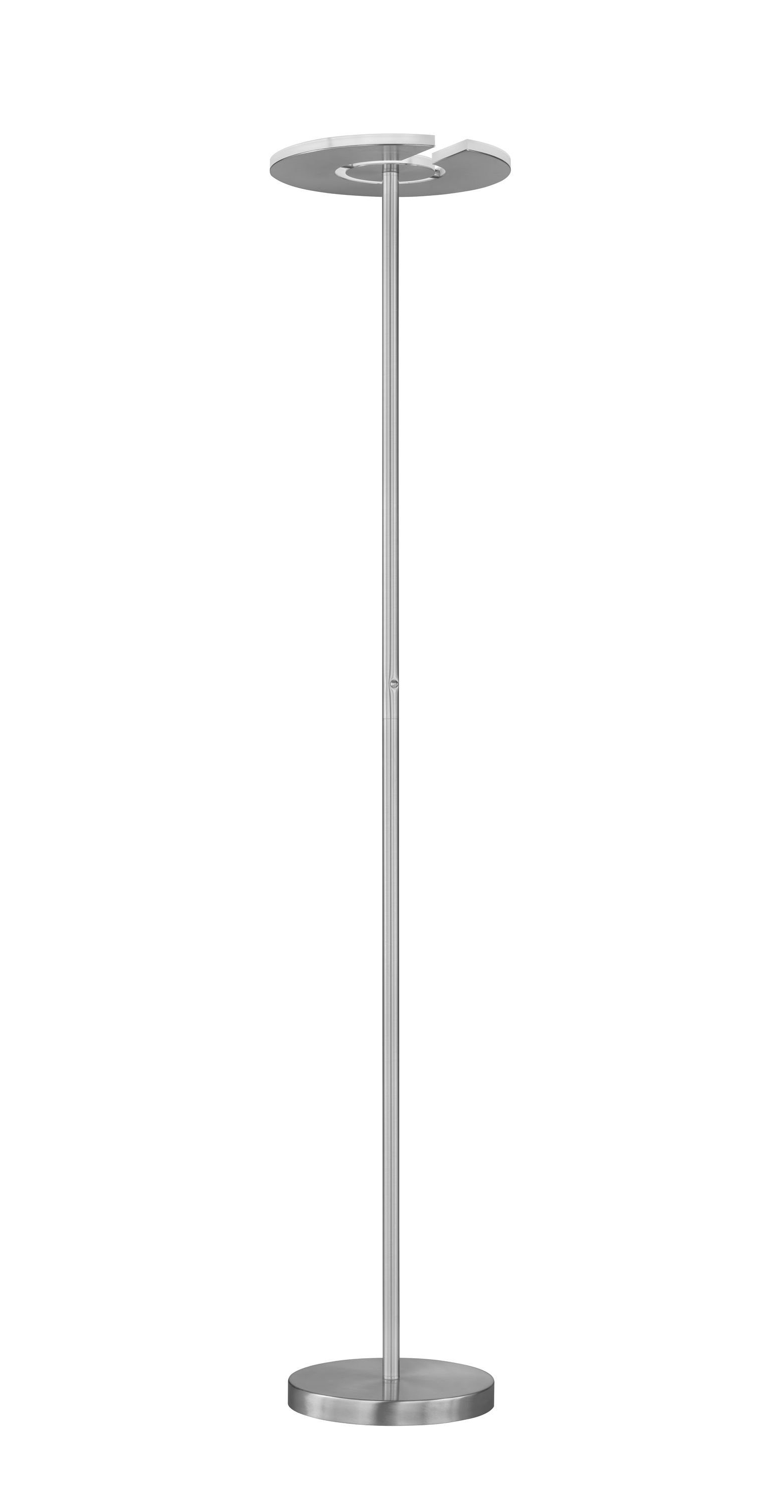 FISCHER & HONSEL Stehlampe FISCHER & HONSEL Stehleuchte DENT DH 35x180 cm grau Stehlampe, Warmweiß