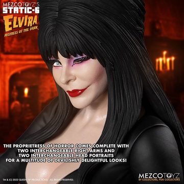 MEZCO Actionfigur Elvira Mistress of the Dark Static-6 Statue Maßstab 1:6