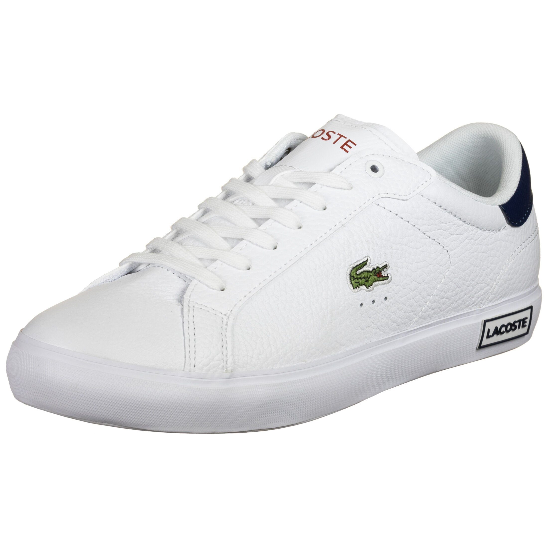 Lacoste Lacoste Sneaker POWERCOURT 741SMA0028407 WHT/NVY/RED Weiß Blau  Sneaker