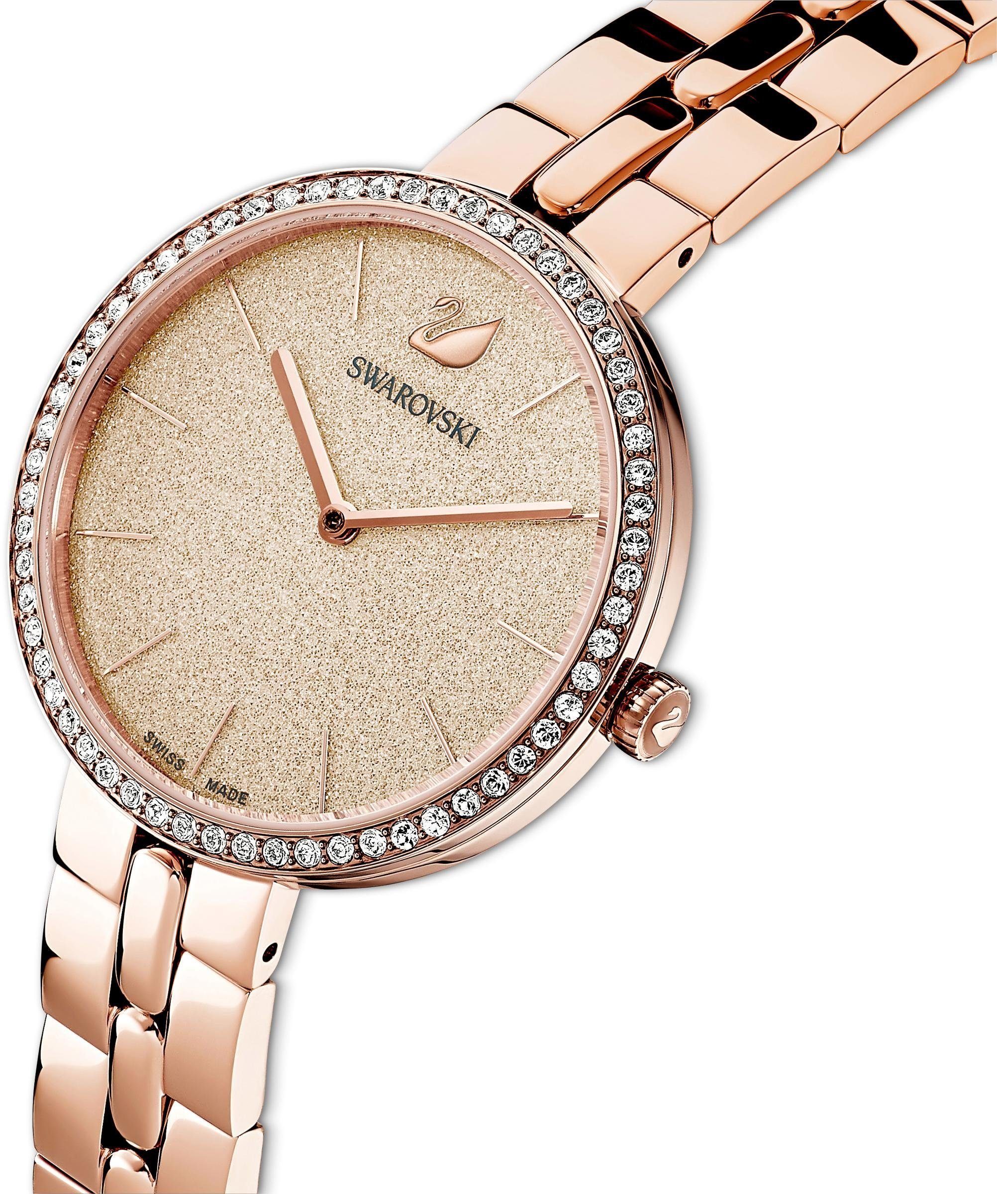 Schweizer roségold Swarovski Uhr COSMOPOLITAN, 5517800