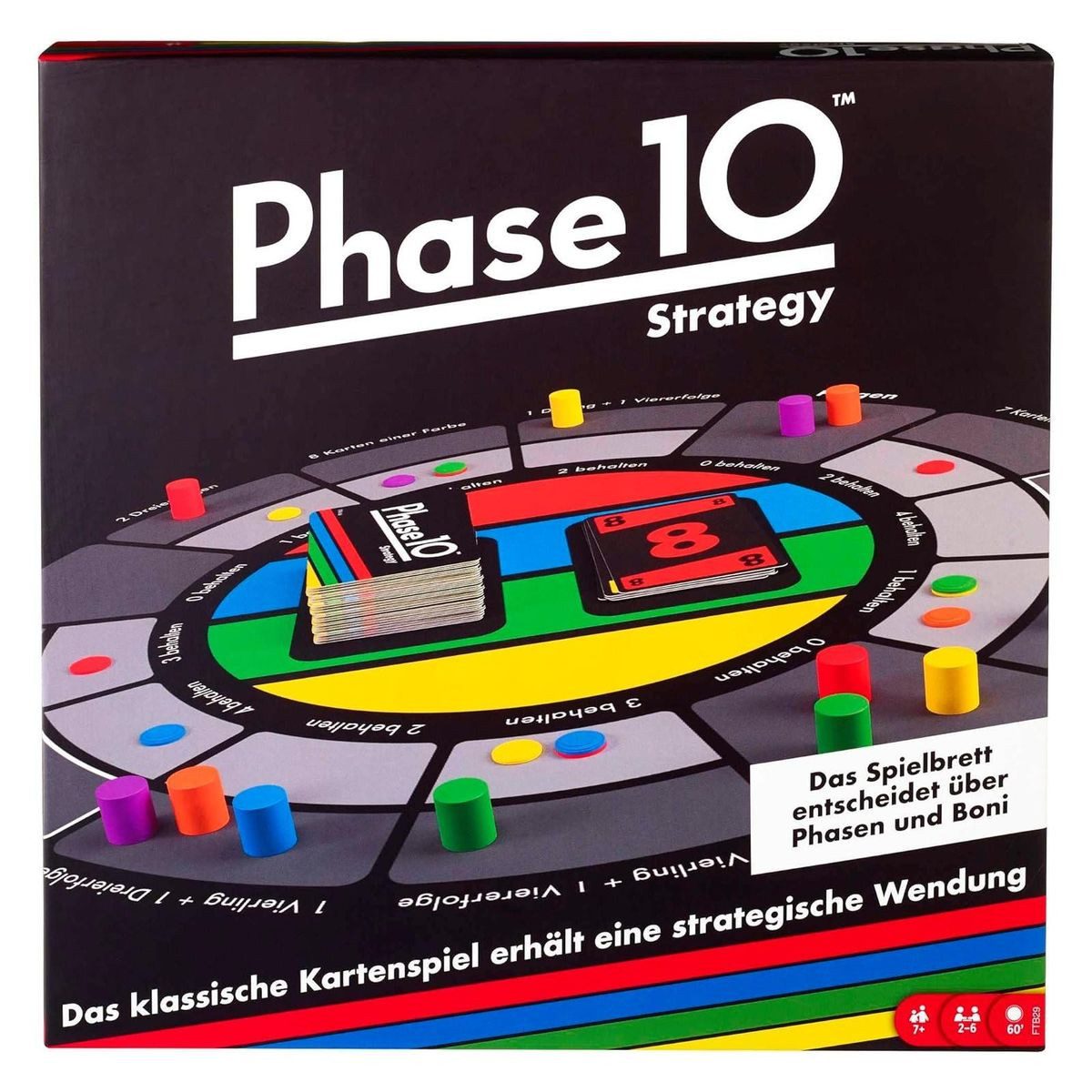 Mattel® Spiel, Mattel FTB29 - Brettspiel, Phase 10