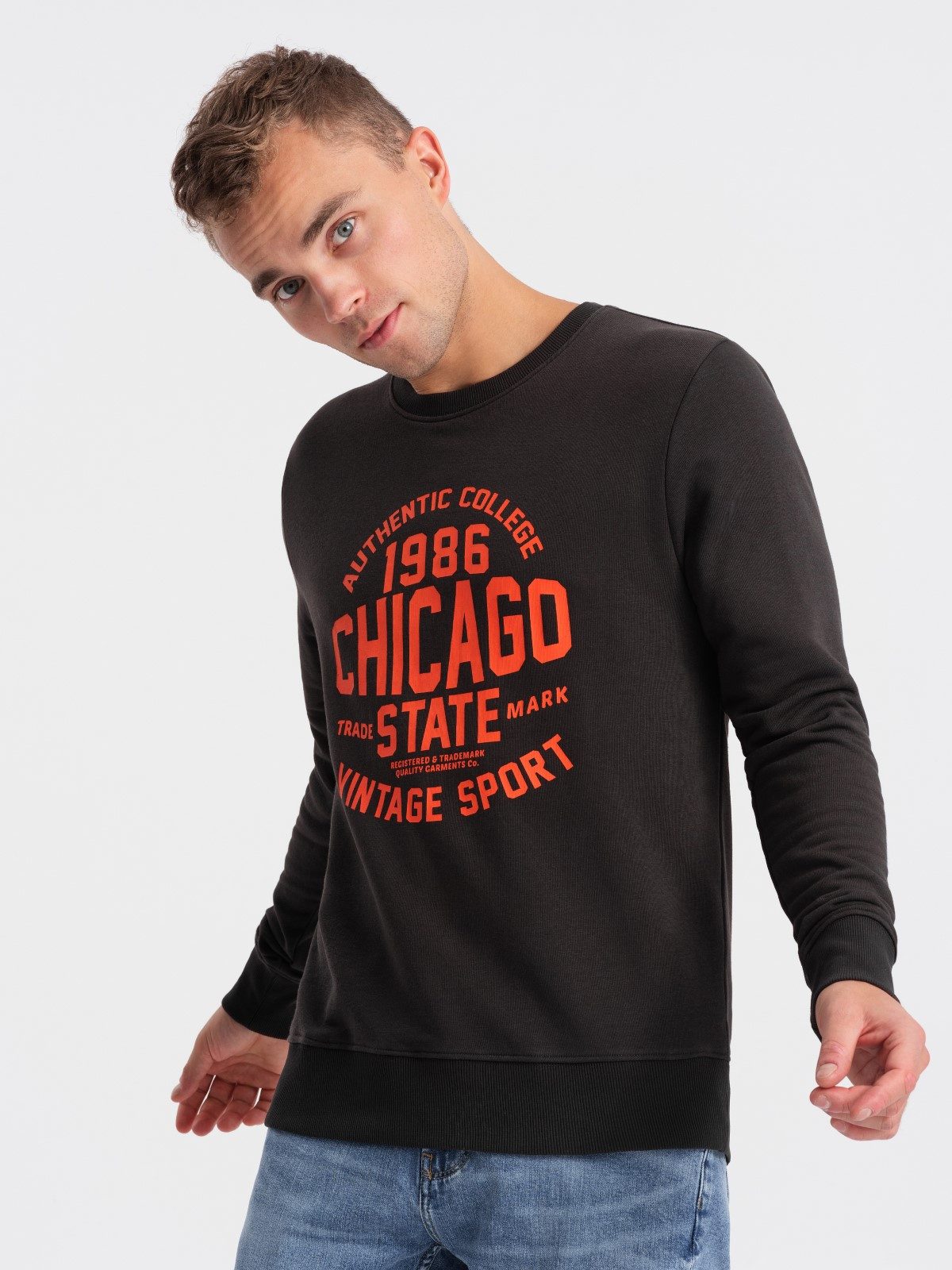 OMBRE Sweatshirt Bedrucktes Sweatshirt für Männer günstig online kaufen