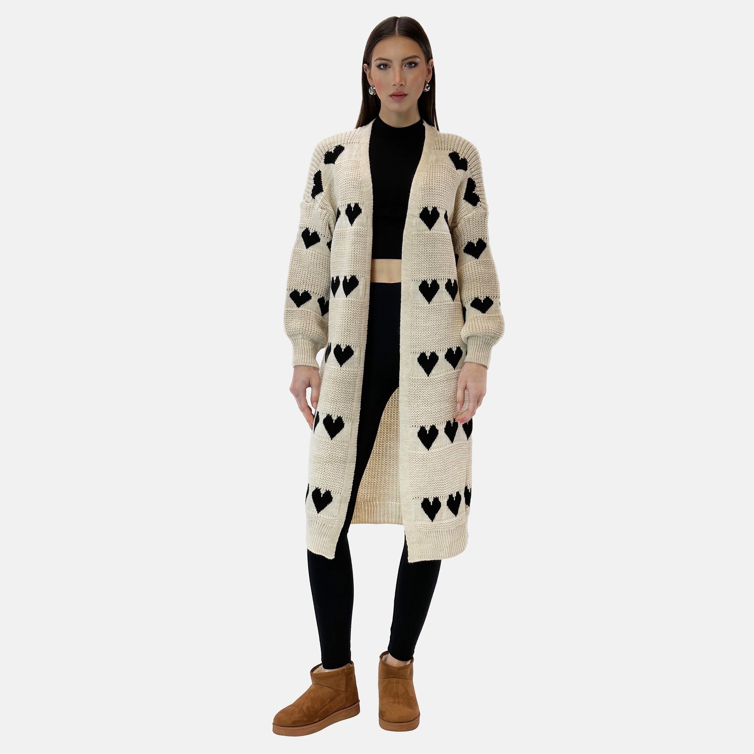 Elara Cardigan Elara Langer Damen Cardigan günstig online kaufen
