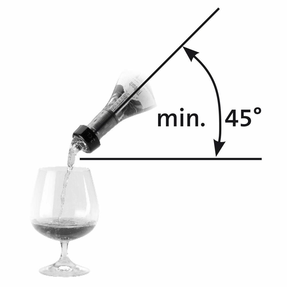 WESTMARK Flaschenausgießer Dosierung Pro Ausguss: 2 cl, Dosier/Maß-Ausgießer, Auto-Pour, Made in Germany, BPA-frei, lebensmittelecht, flexibel